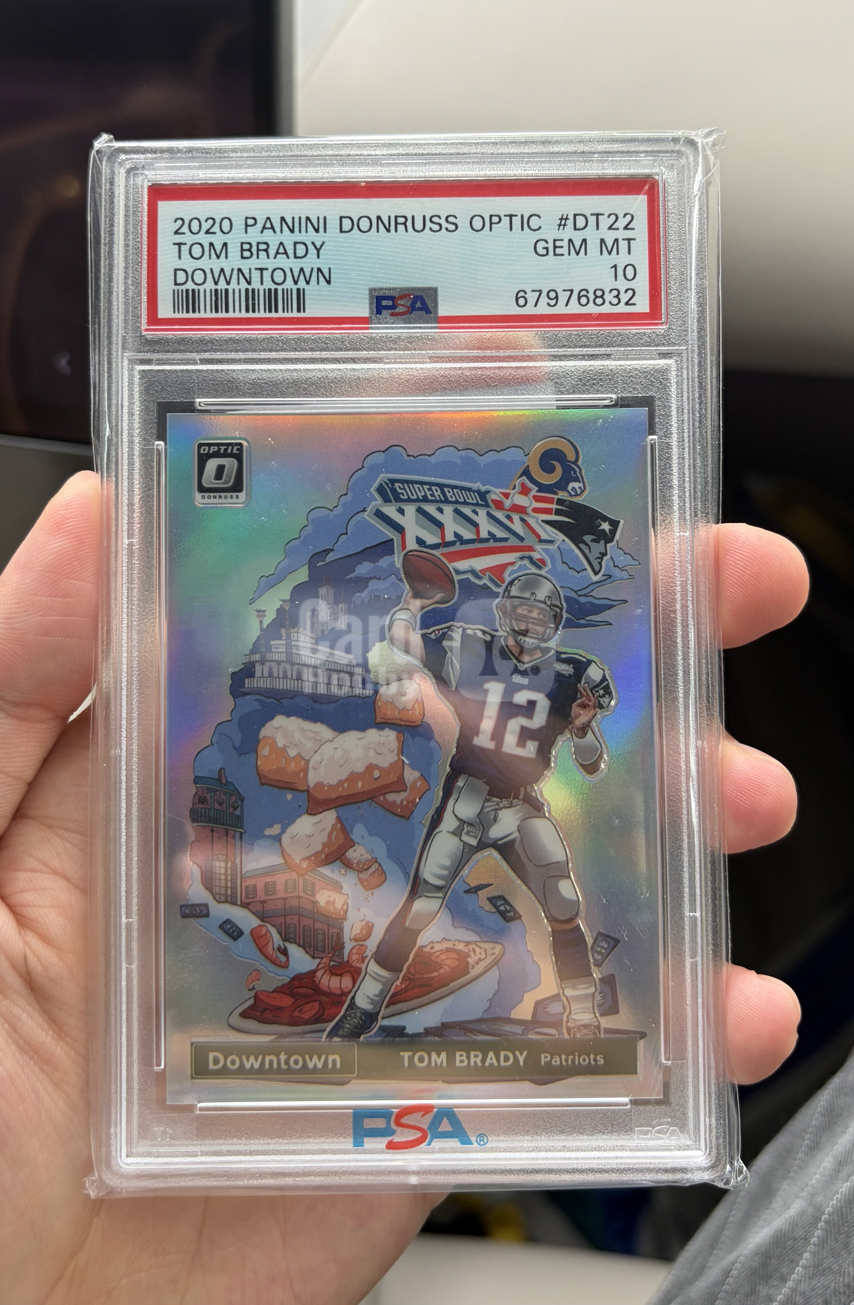 2020 【腕龙代卖】 腕龙茹泽群 Panini Donruss Optic 杜蕾斯 OP 汤姆 布雷迪 地标特卡 Downtown特卡 大比例 SSP 第一人 PSA10分 Tom Brady