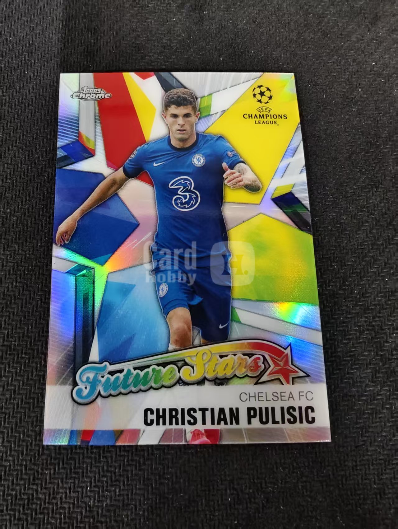 【可合并,不累计】2021 Topps Chrome Christian Pulisic 普利西奇 切尔西 未来之星特卡 欧冠 银折 不保卡品 介意勿拍