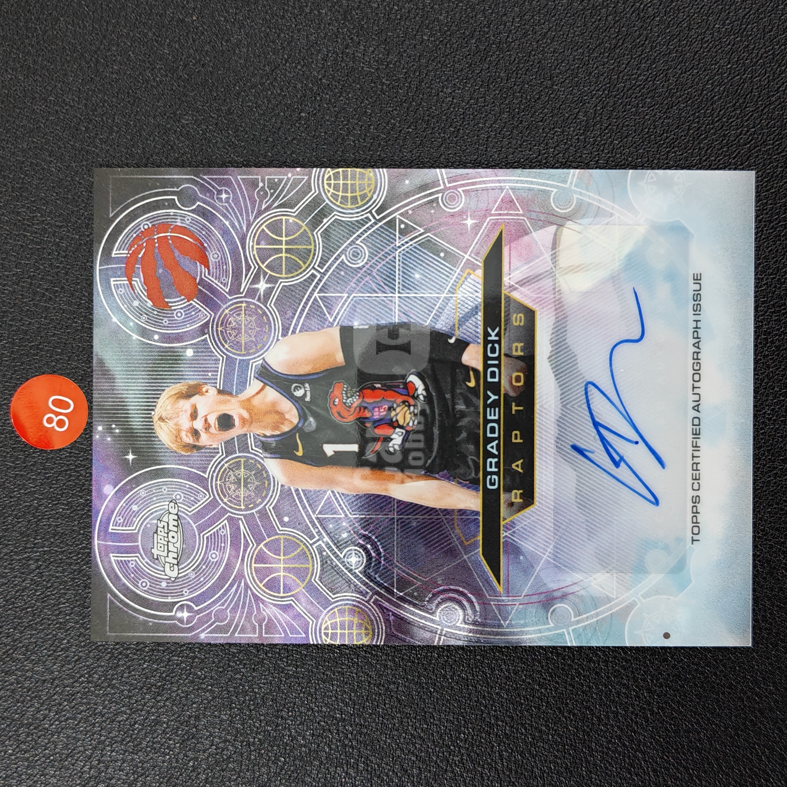 【鹰歌拍卖】格雷迪·迪克 Dick 猛龙 Chromographs签字卡 贴签|2026 Topps Chrome update 神射手 白人射手 潜力新星 凑套必备 不保卡品#momo