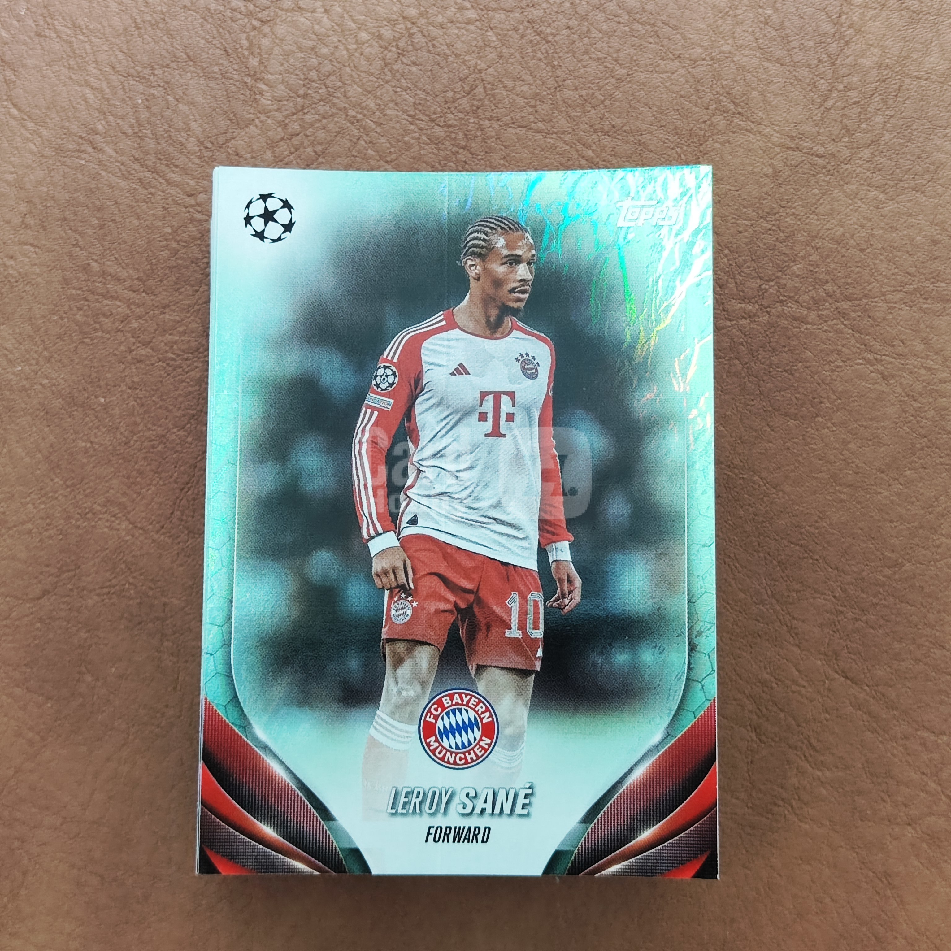 2024 【YM拍卖-代卖/回收】 topps 折射 Leroy Sane 勒鲁瓦 萨内 拜仁  欧冠碧玉 碧玉折 Y0147
