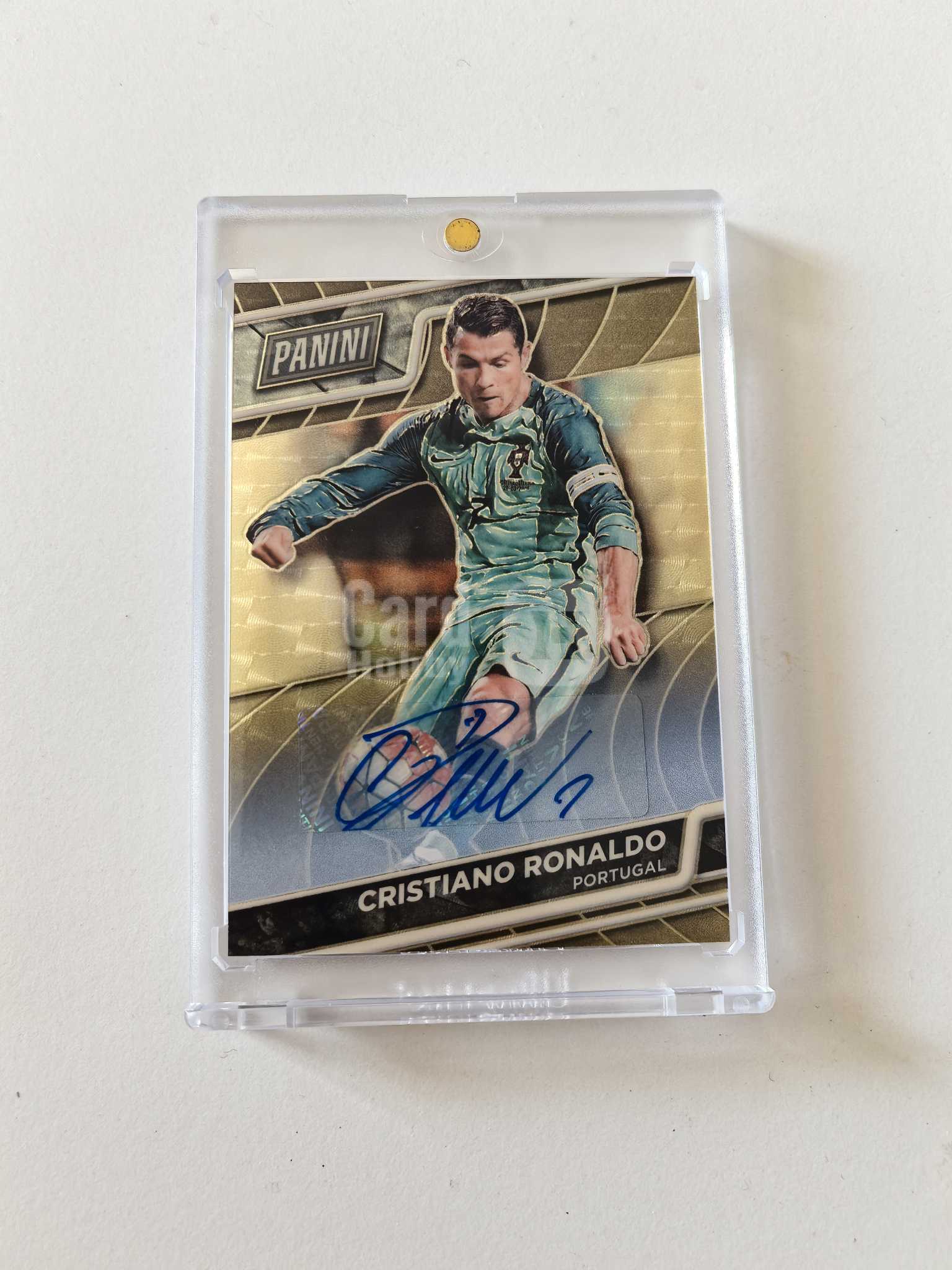 2016 Panini National Convention Cristiano Ronaldo 国展 VIP 1/1 爆金 选图欧洲杯半决赛 赛事卡 C罗最早的签字爆金折射卡 C罗
