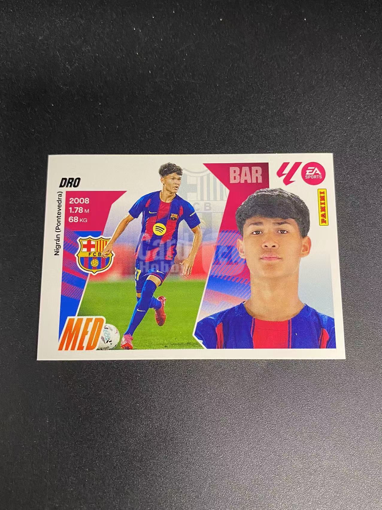2025 【六六代卖】 Panini Dro RC 德罗 费尔南德斯 巴萨 大巴黎 新秀 贴纸(烬01)