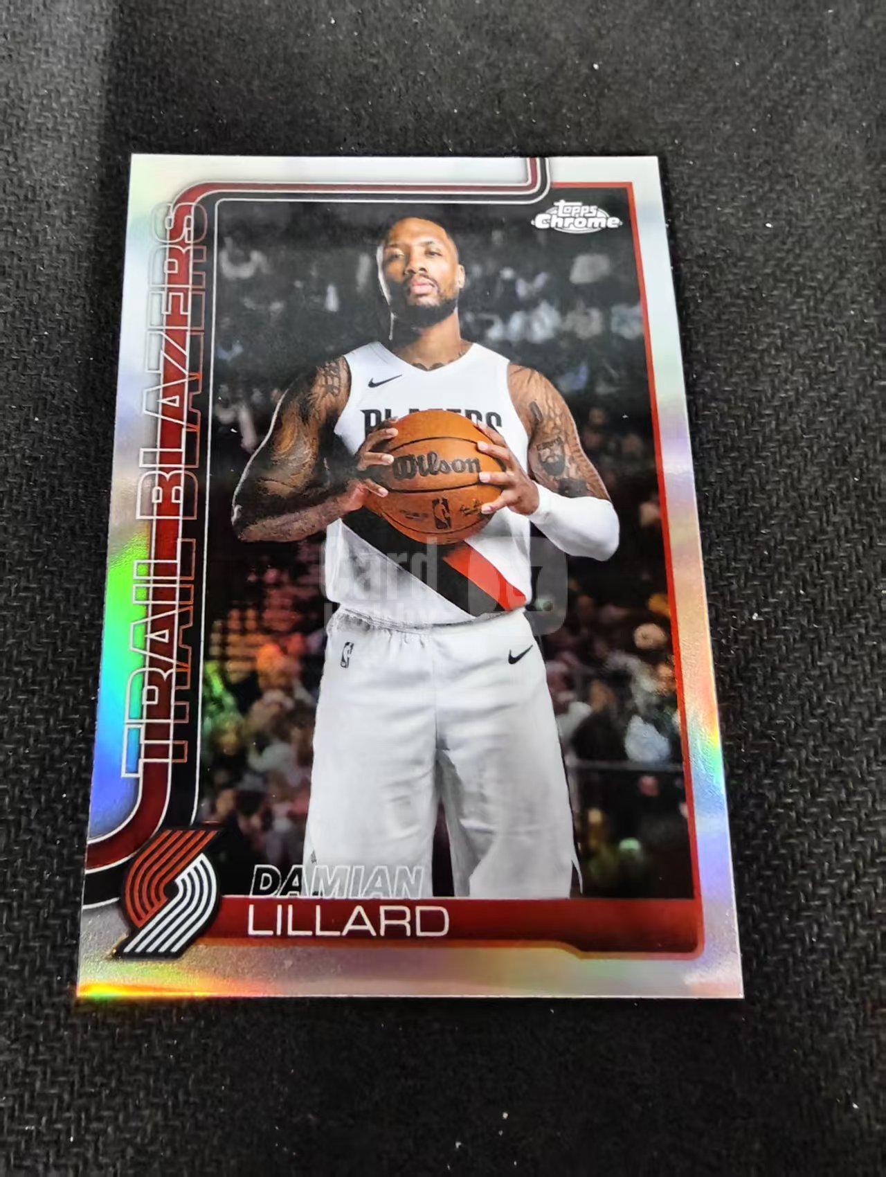2026 Topps Chrome Update damian lillard 开拓者 达米安 利拉德 利指导 银折 TCU 划痕 边角瑕疵 #46