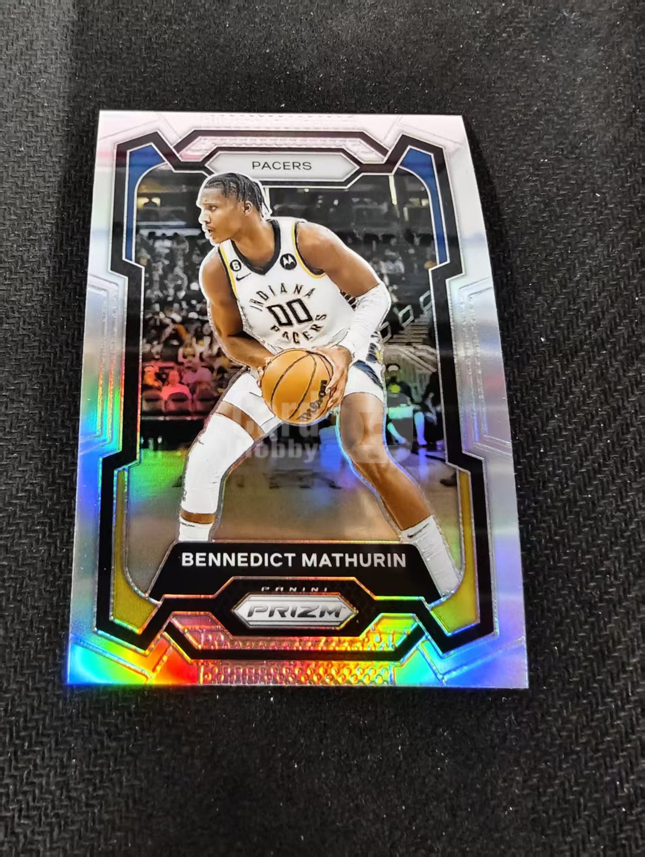 2023-24 Panini Prizm Bennedict Mathurin 马图林 步行者 银折 PZ 划痕 边角瑕疵 #14