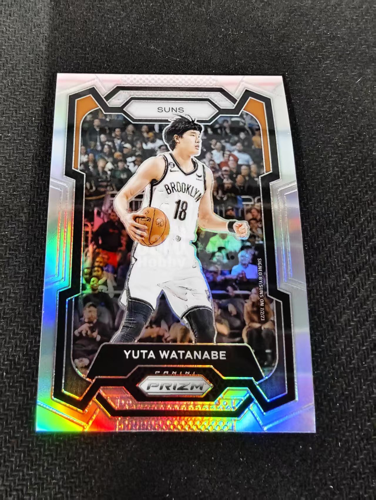 2023-24 Panini Prizm YUTA WATANABE 太阳 渡边雄太 银折 PZ 划痕 边角瑕疵 #285