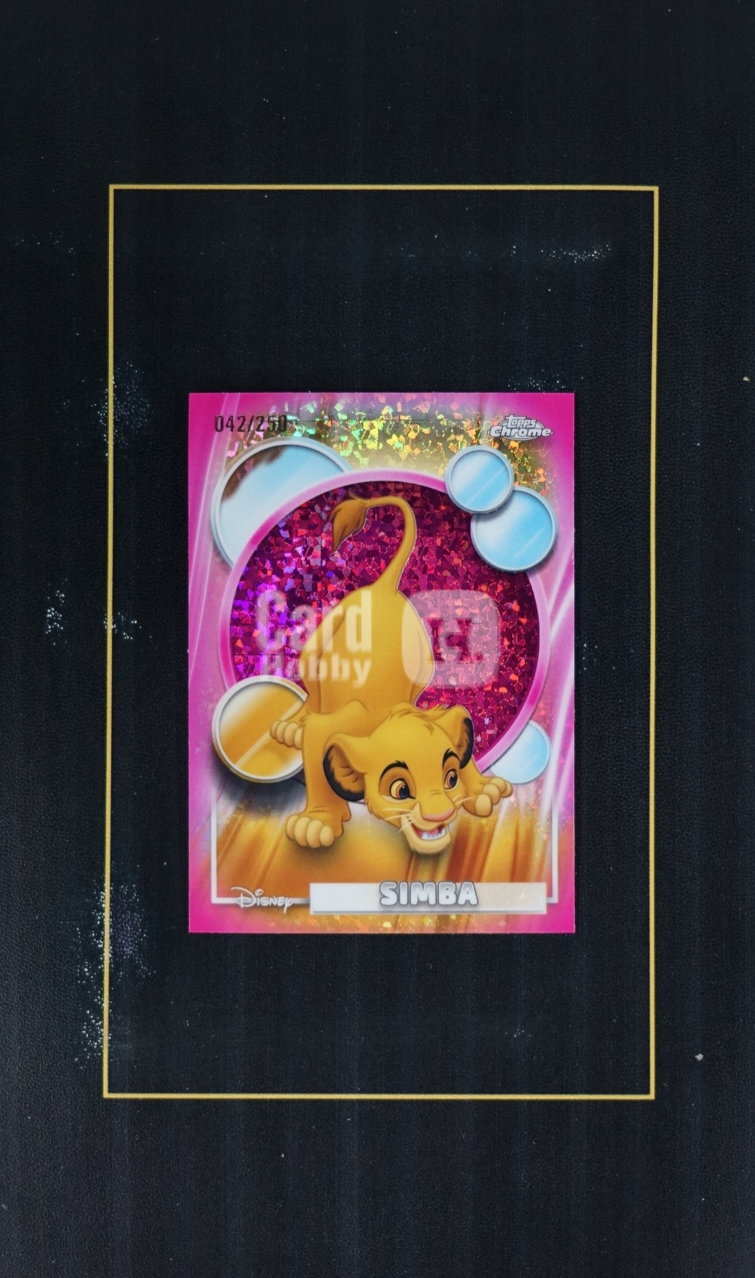 2026 topps chrom Marvel (MCU) Disney 迪士尼 SIMBA 辛巴 粉碎闪折 250编 狮子王#奥斯卡最佳动画长片 米奇 唐老鸭 爱莎 朱迪漫威皮克斯默认通行卡品