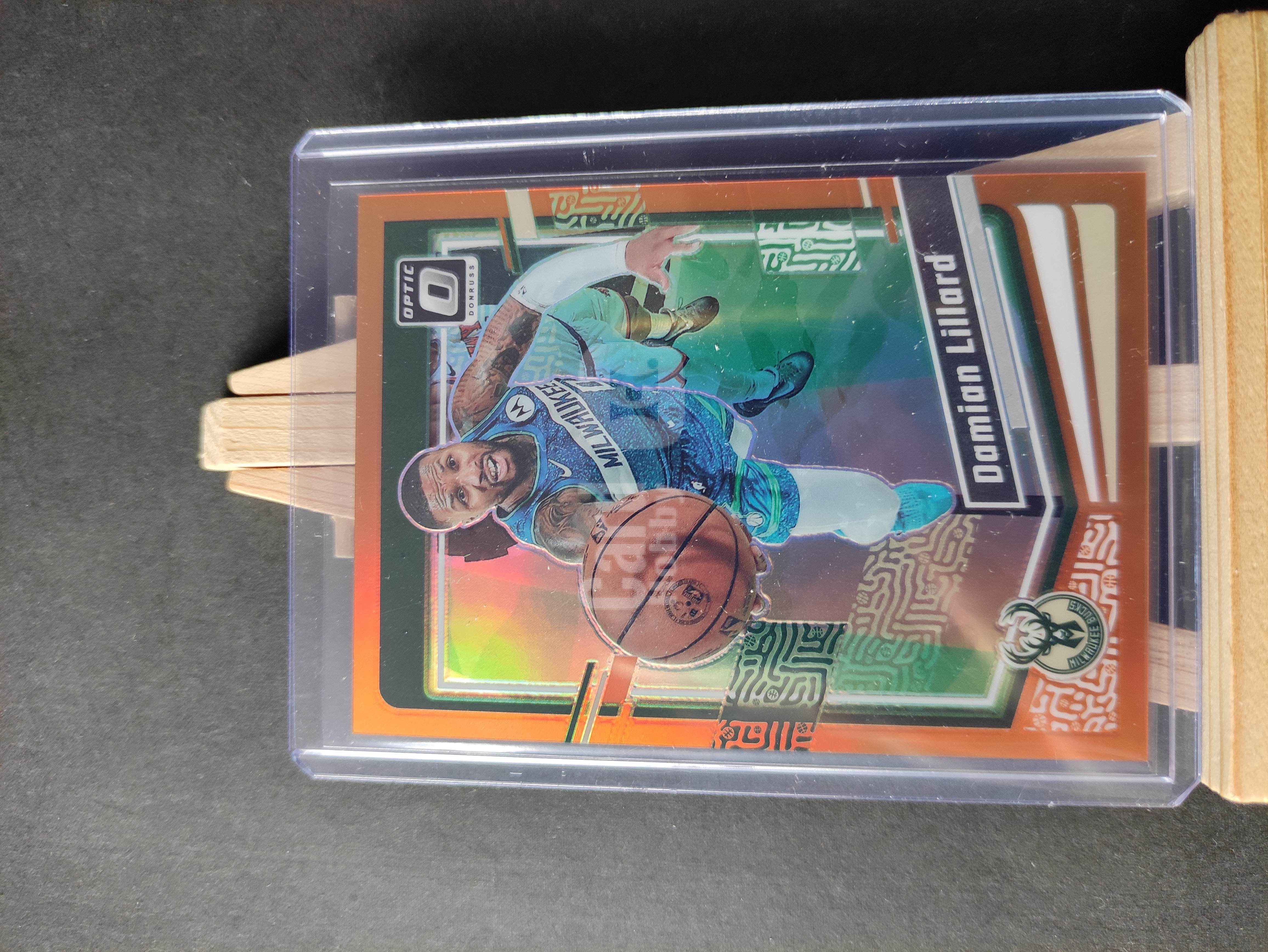 2023-24 Panini Donruss Ja Morant 【进击卡社】杜蕾斯 OPTIC系列 橙折 雄鹿 利拉德 限量017/199编 实卡精美 专收必备