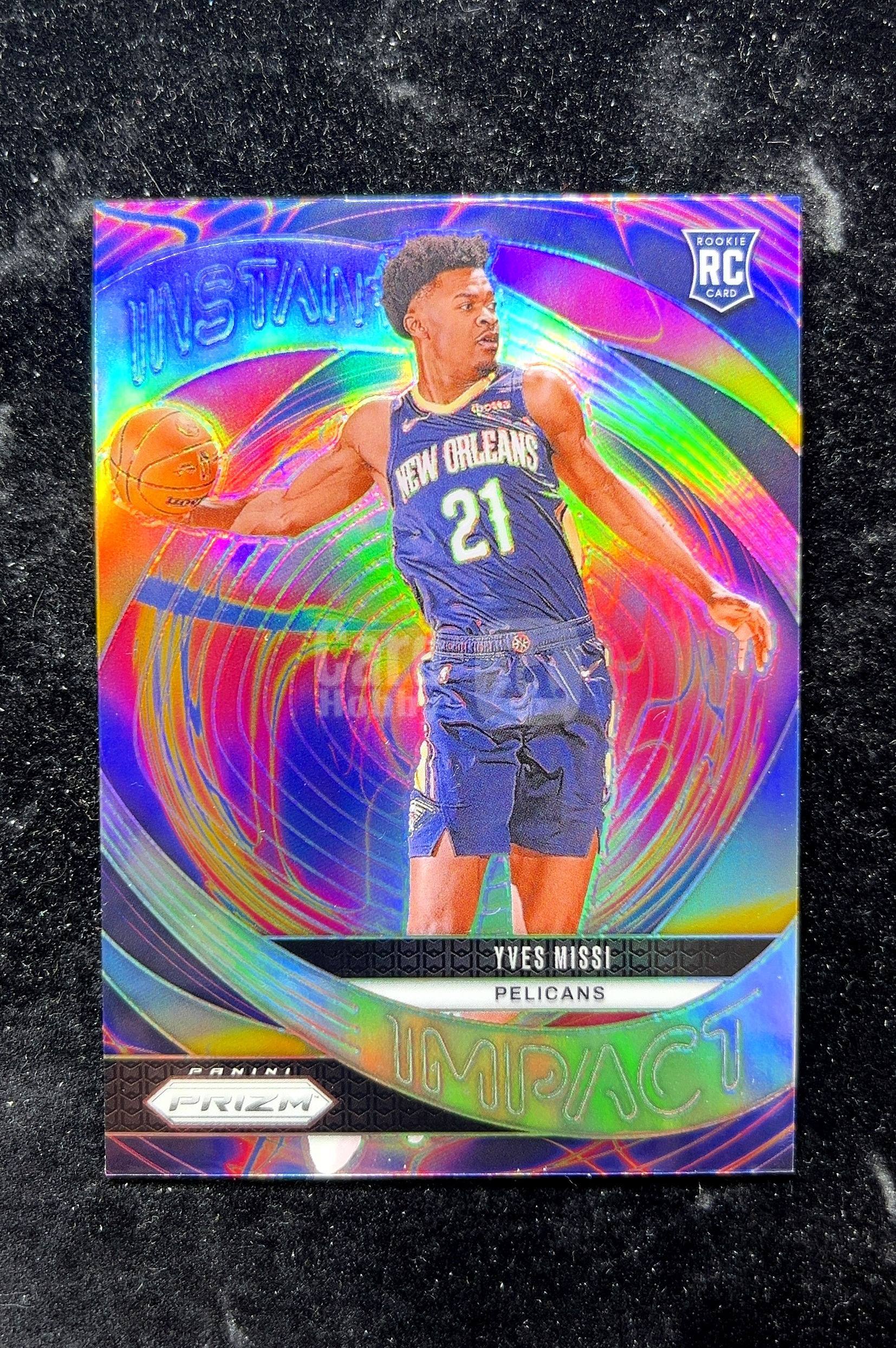 【小白1%代卖】2024 Panini Prizm Impact 冲击 Yves Missi 伊夫斯·米西 银折 银平行 折射 新秀 RC 卡品如图 高价值 #6 New Orleans 0702