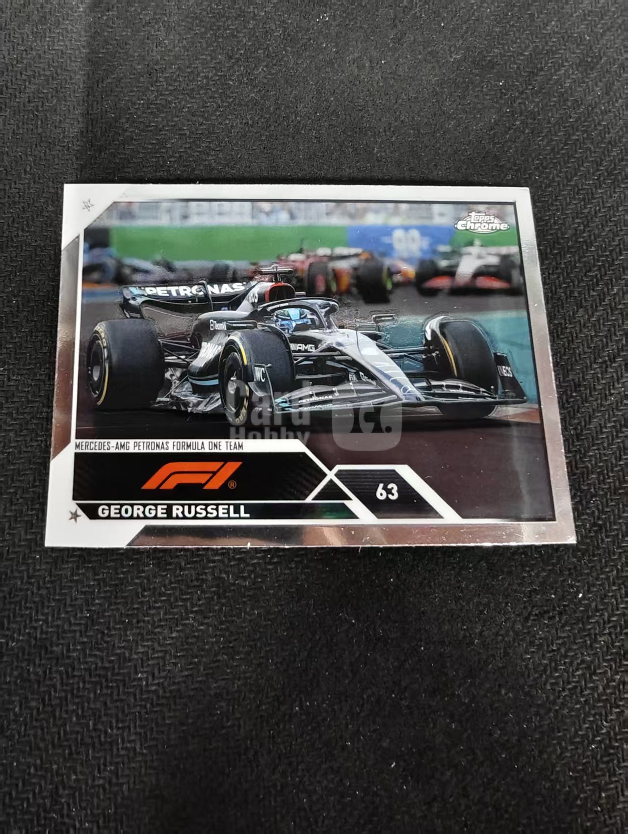 2023 Topps Chrome F1 George Russell 乔治 拉塞尔 梅赛德斯车队 划痕 边角瑕疵 #16