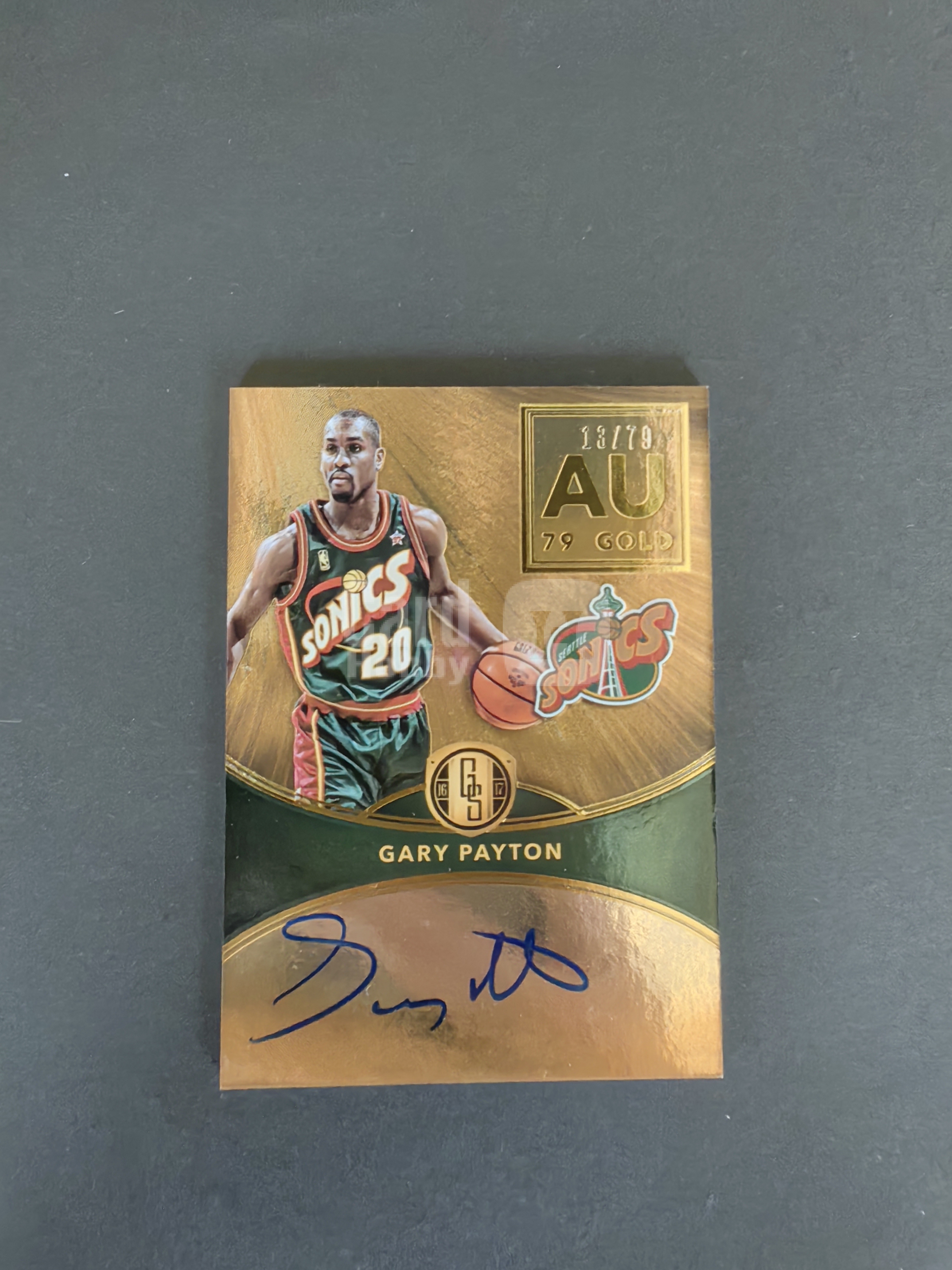 2016-17 Panini Gold Standard Gary Payton #AU-GP 加里佩顿手套金砖