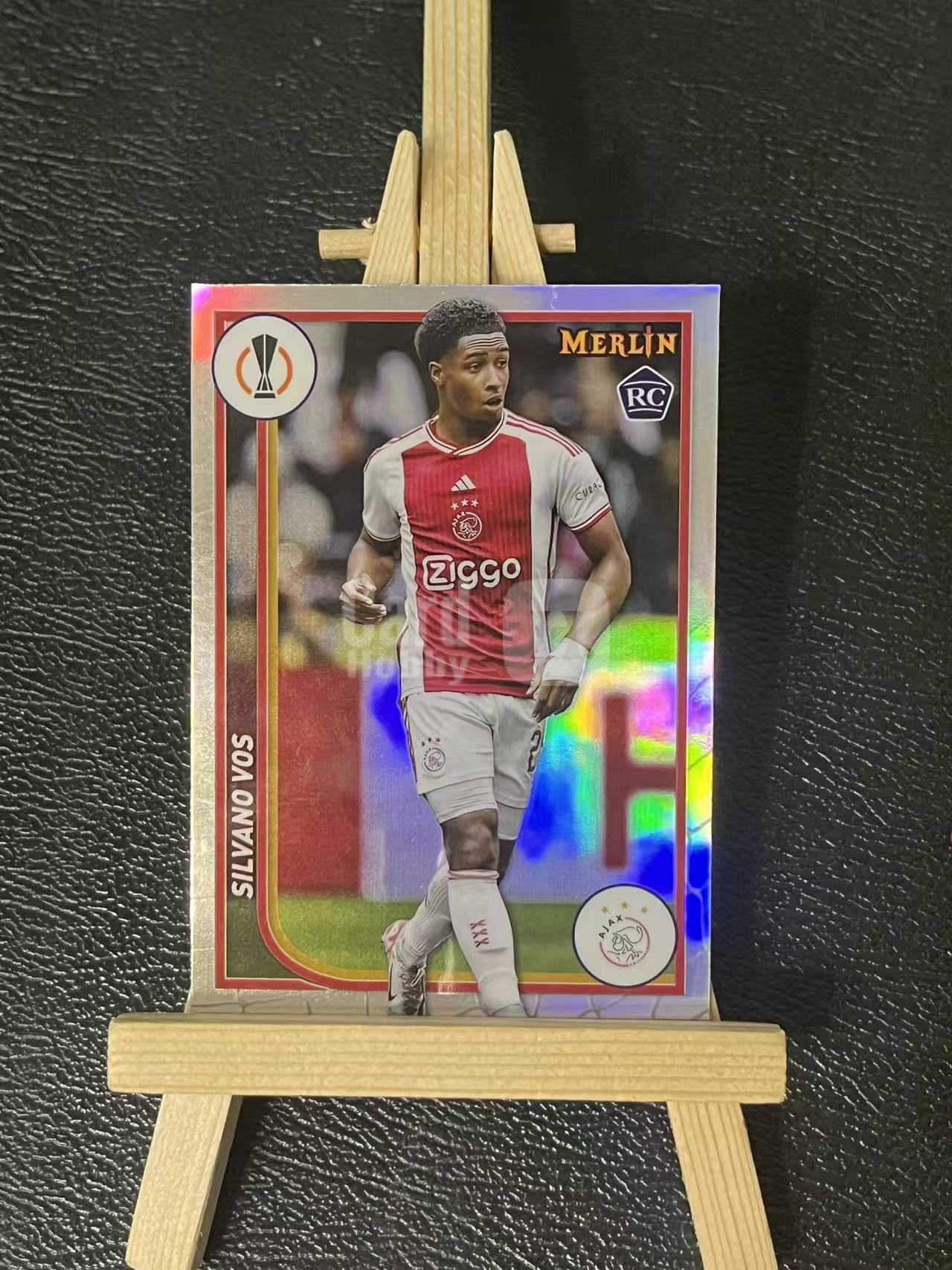 2024 Topps merlin silvano vos RC 西尔瓦诺 沃斯 新秀 阿贾克斯 梅林 银折 欧冠 实卡精美 卡品如图 LA-3