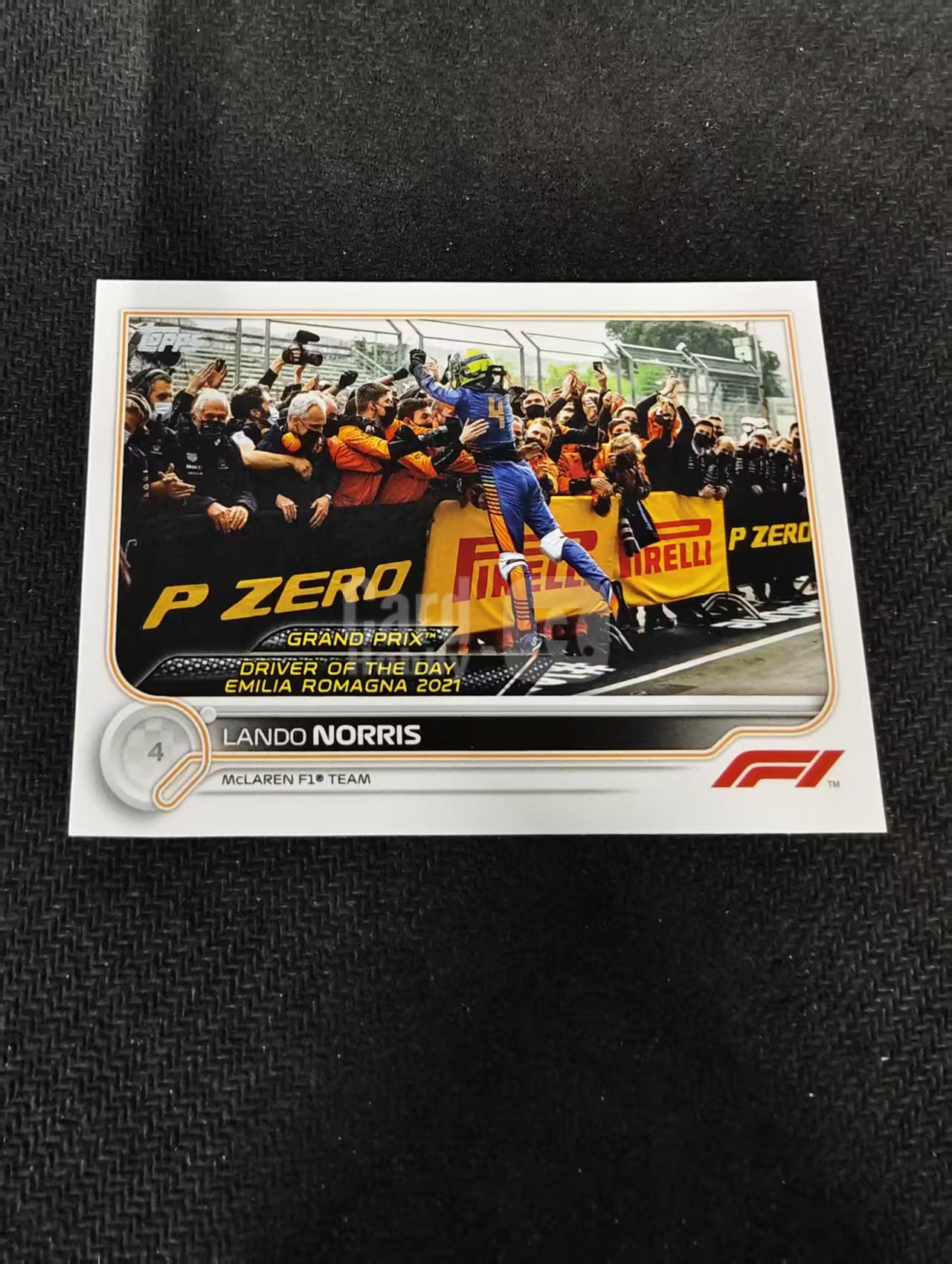2022 Topps Chrome F1 Lando Norris 兰多 诺里斯 迈凯伦车队 划痕 边角瑕疵 @174