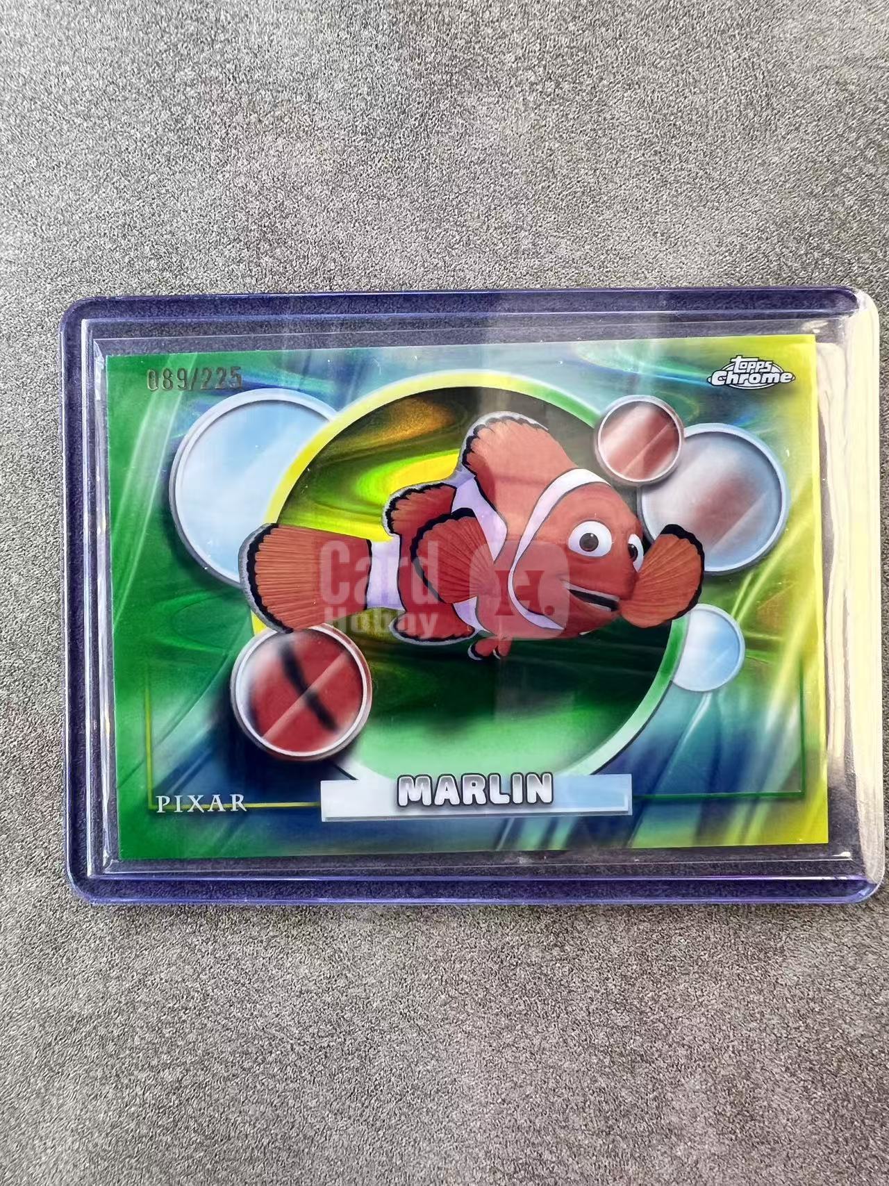 8145【330球星卡实体店代卖】2026 Topps Chrome TC Disney 迪斯尼 Marlin 马林 海底总动员 小丑鱼 熔岩折 89/225编 (UK23)