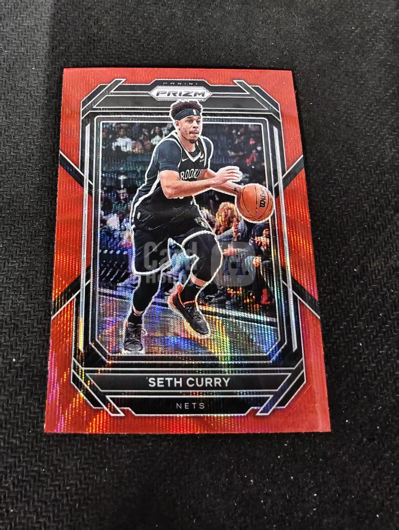 2022-23 Panini Prizm Seth Curry 塞斯 库里 篮网 红波纹 PZ 划痕 边角瑕疵 #19