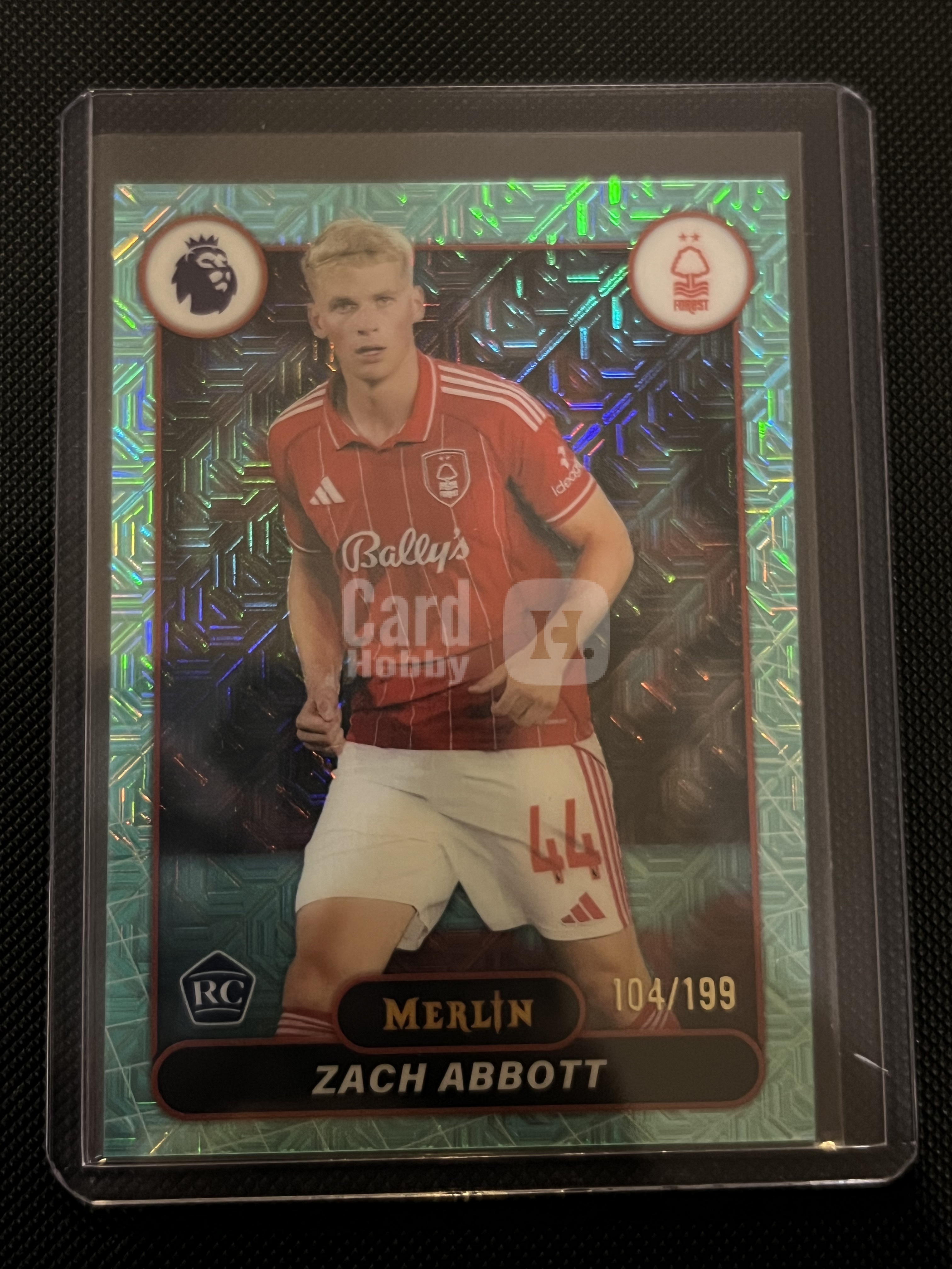 2026 Topps Merlin Zach Abbott #154 诺丁汉森林 扎克·阿博特 199编 新秀RC mojo 平行 折射卡!!凑套必备!!