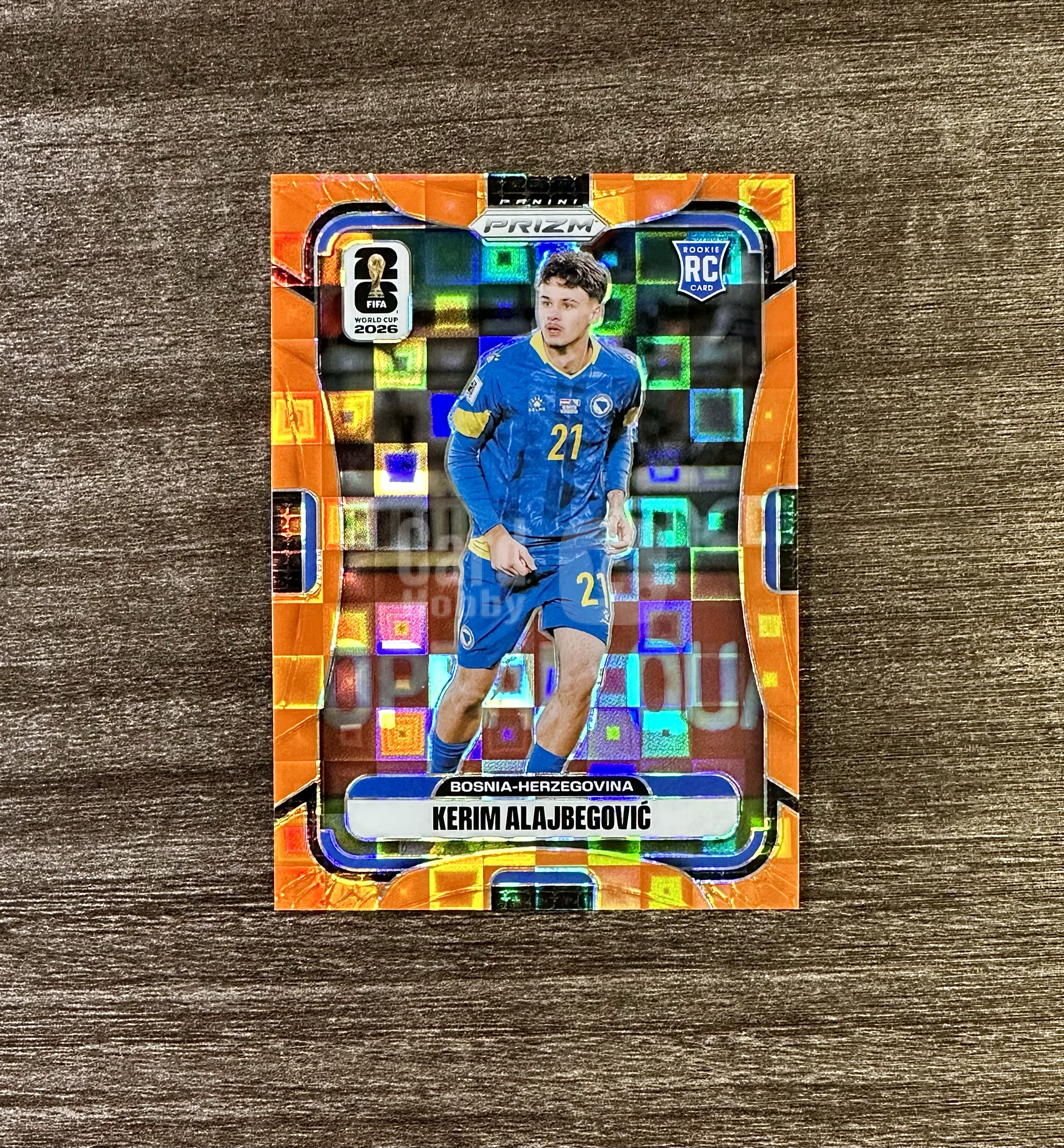 2026 Prizm World Cup Orange Pandora 美加墨 世界杯 橙潘多拉折 新秀RC /215编 Kerim Alajbegovic 阿拉伊贝戈维奇 波黑 勒沃库森 轻瑕qwy