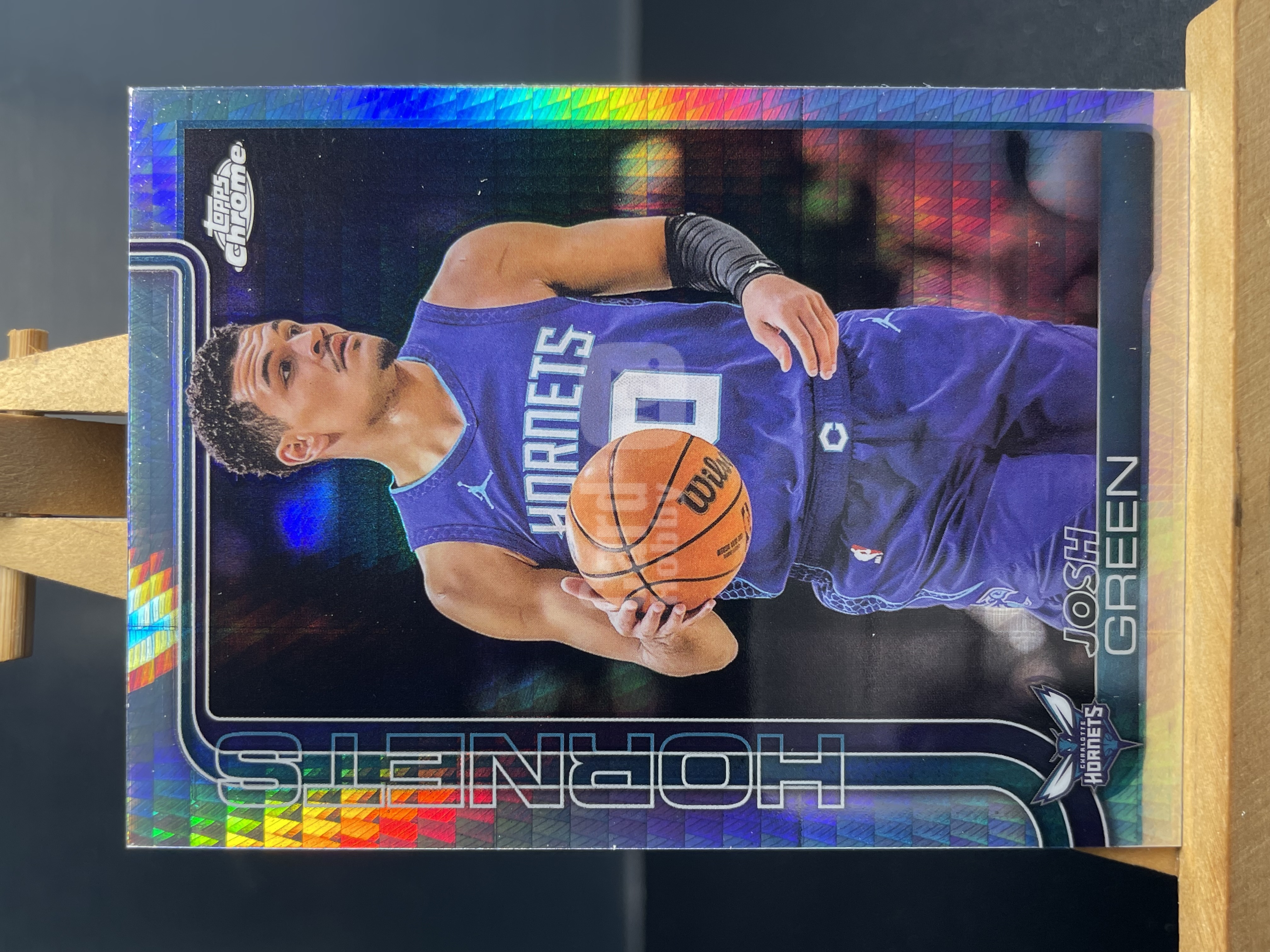 (A10) 2025 TOPPS 折射 约什 格林  黄蜂   近期大热球星  收藏凑套必备 卡品如图 ！！！