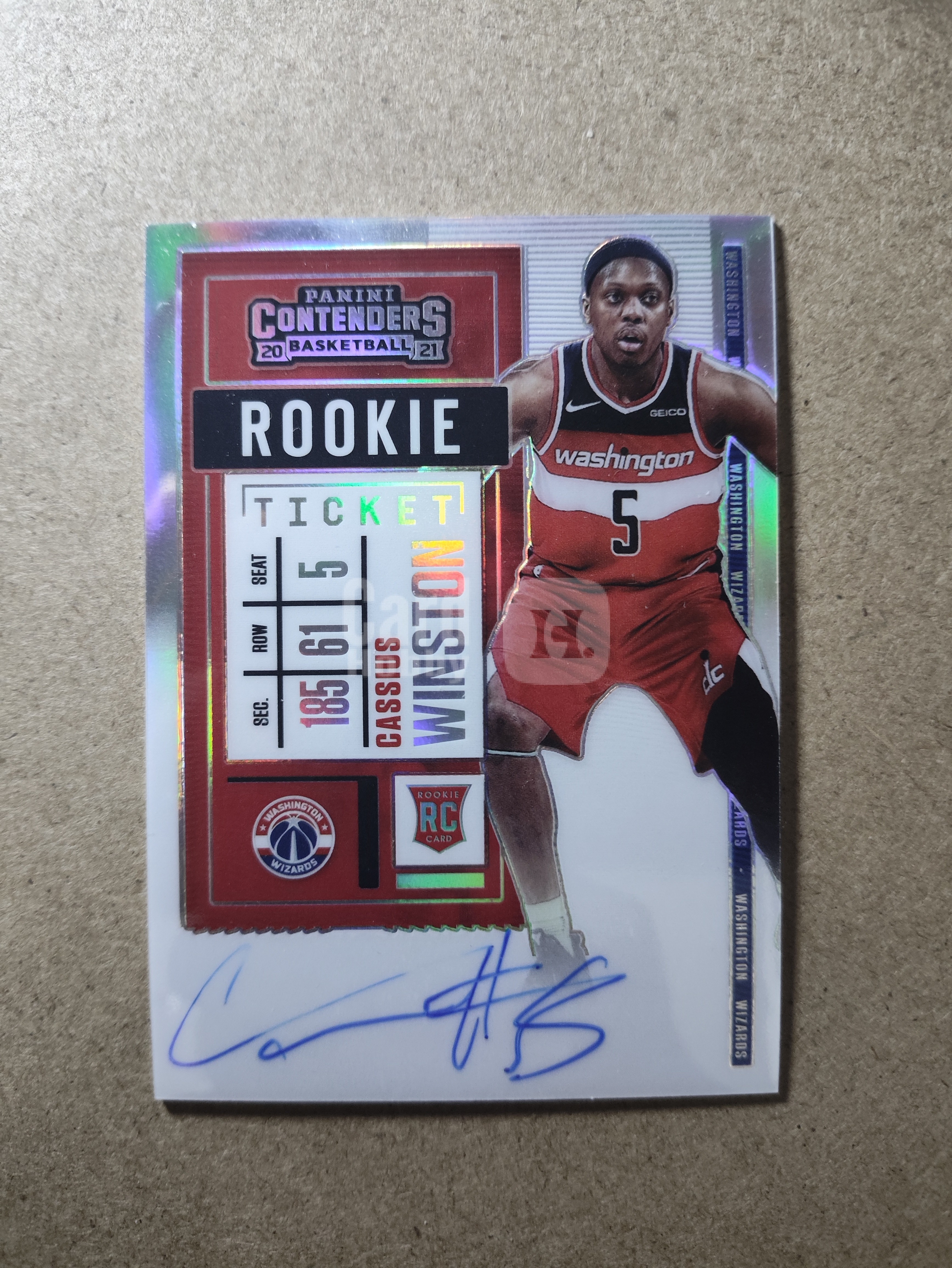 2020-21 Panini Contenders Cassius Winston RC 新秀 卡修斯 温斯顿 球票 卡签 签字 华盛顿奇才 卡品如图 收藏必备