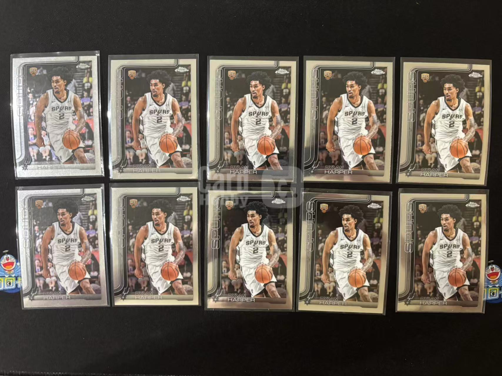 【星辰】TOPPS 25-26 CHROME系列 迪伦 哈珀 HARPER RC 新秀 圣安东尼奥 马刺 BASE 10张 打包 不包卡品 LOT3