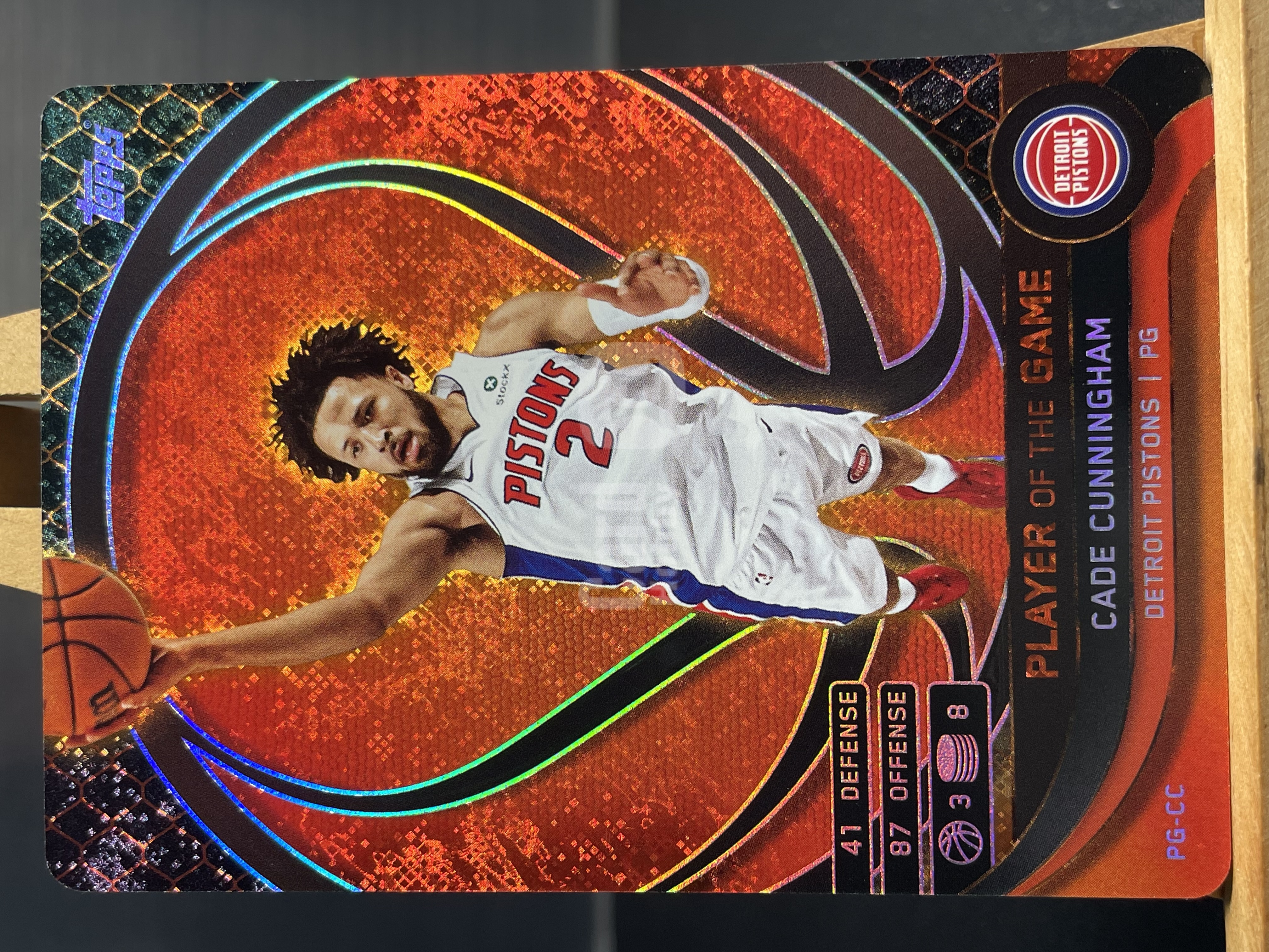 (T3) 2025 TOPPS 折射 CC 坎宁安 活塞 实卡好看 收藏凑套必备 卡品如图!!!