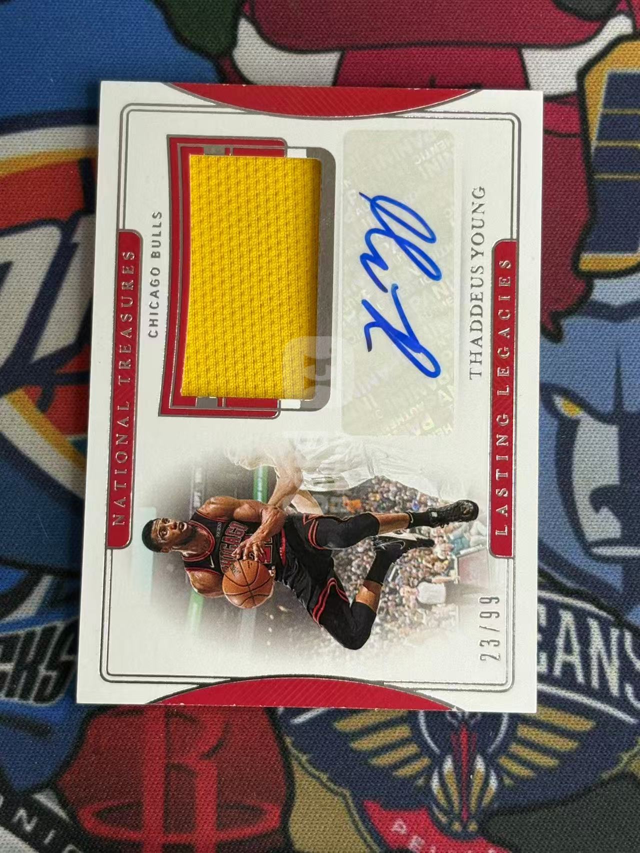 2019-20 PANINI NATIONAL 国宝高端系列 THADDEUS YONG 公牛名宿 赛迪斯杨 99编 JA 亲穿落场球衣物料切割签字卡 实物签 专收凑套必备备【烂臭嘴拍卖】