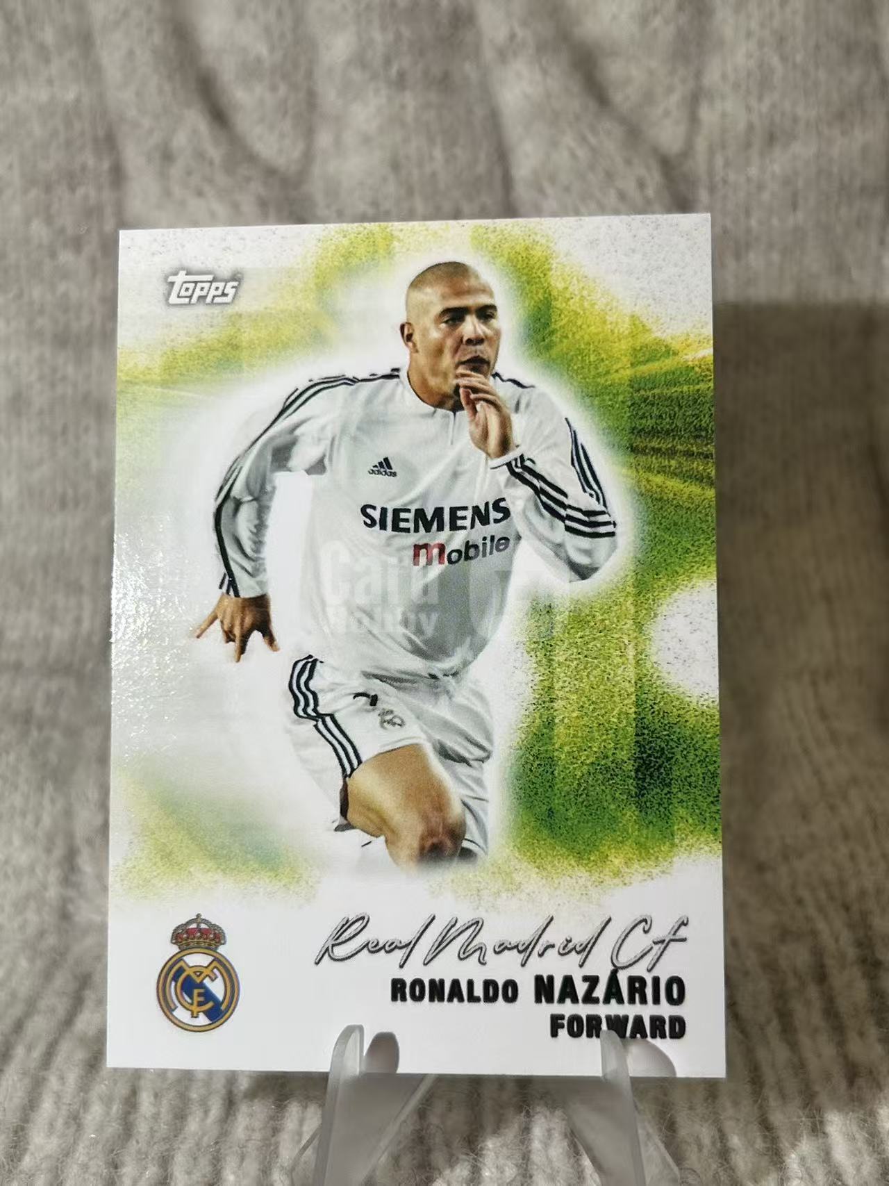 2024-25 Topps 皇马队盒 Ronaldo Nazário 罗纳尔多・纳扎里奥 - 巴西传奇前锋,世界杯冠军,金球得主,皇马名宿,巅峰盘带射术无解