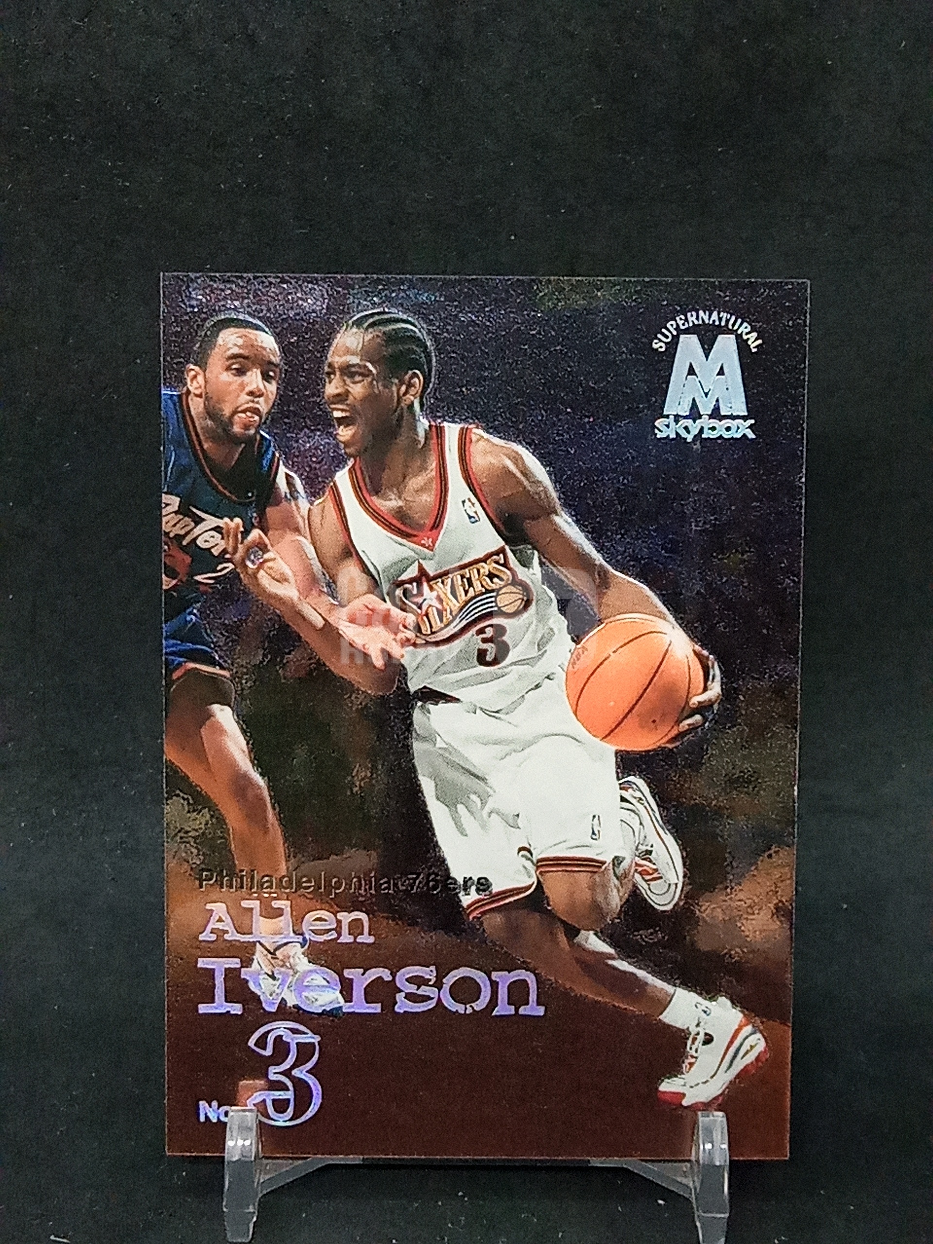 【DC拍卖】10.18 1998-99 Skybox Molten Metal Supernatural #139 阿伦・艾弗森 Allen Iverson 76 人 金属老特卡 答案经典老卡
