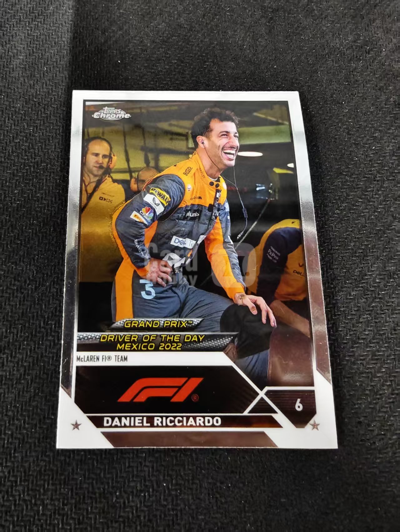 2023 Topps Chrome Daniel Ricciardo 丹尼尔 里卡多 F1 划痕 边角瑕疵 #185