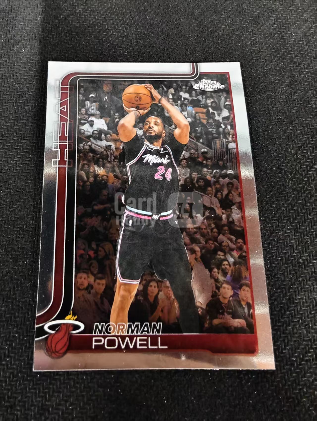 2026 Topps Chrome Update Norman Powell 热火 诺曼 鲍威尔 TCU 划痕 边角瑕疵 #58