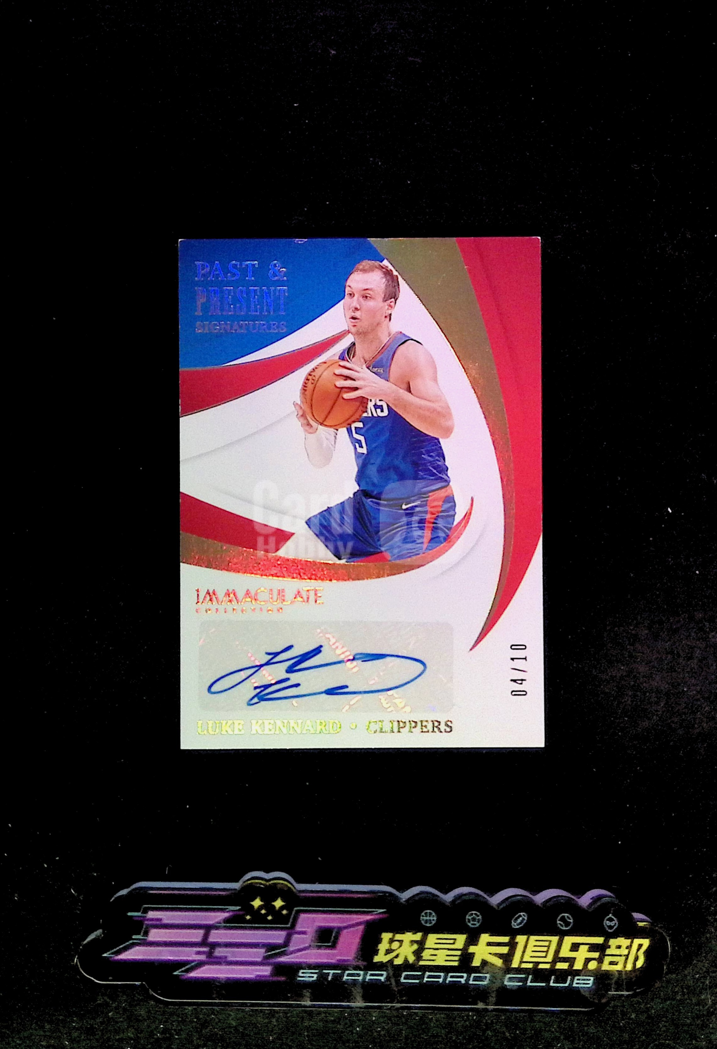 3918【330球星卡实体店代卖】panini 20-21 IMM 卢克肯纳德(Luke Kennard)签字 AUTO 04/10编 金折 仅顺丰寄付(Mitnick)