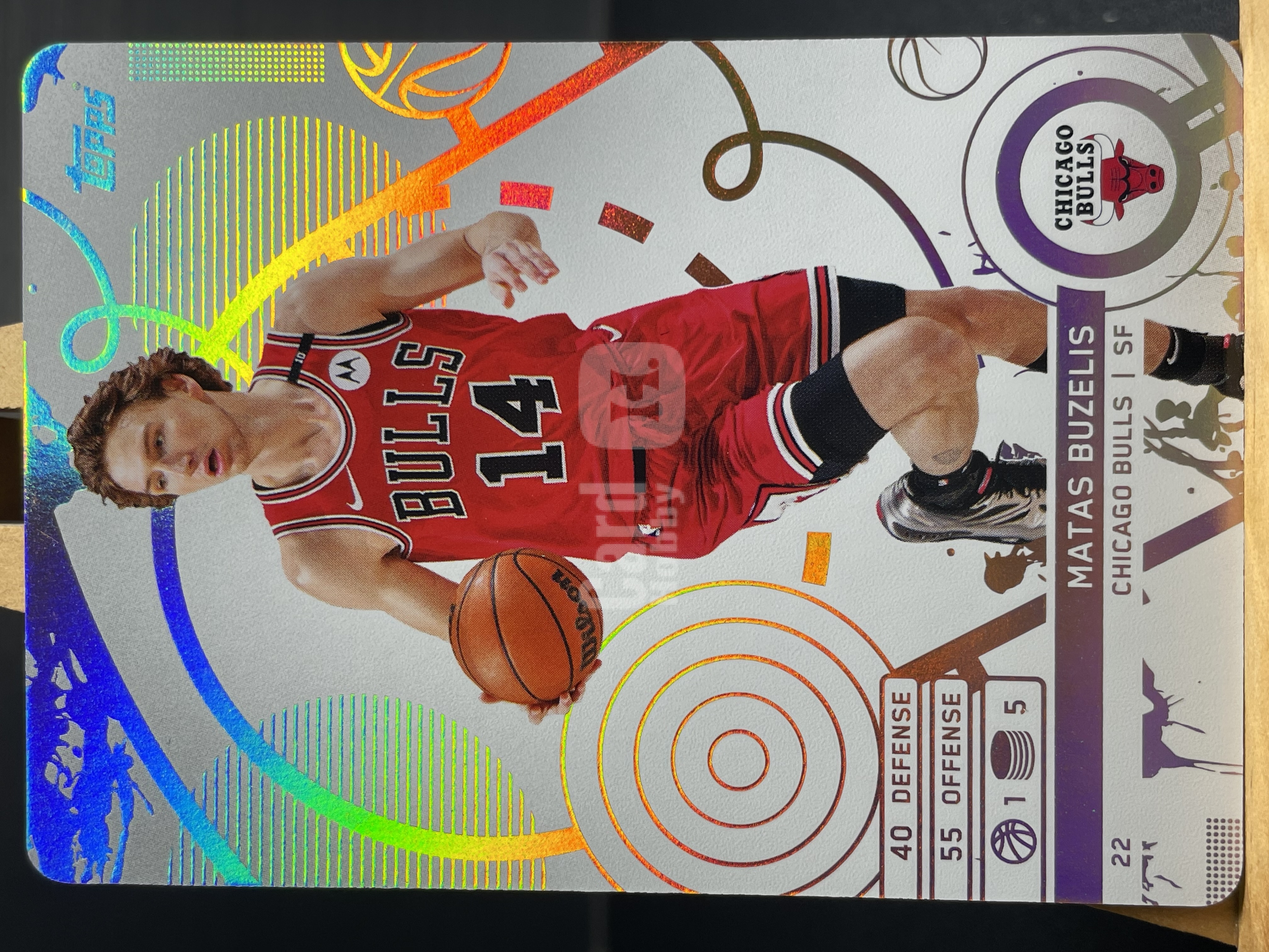 (T3) 2025 TOPPS 折射 马塔斯 布泽利斯 公牛 实卡好看 收藏凑套必备 卡品如图!!!