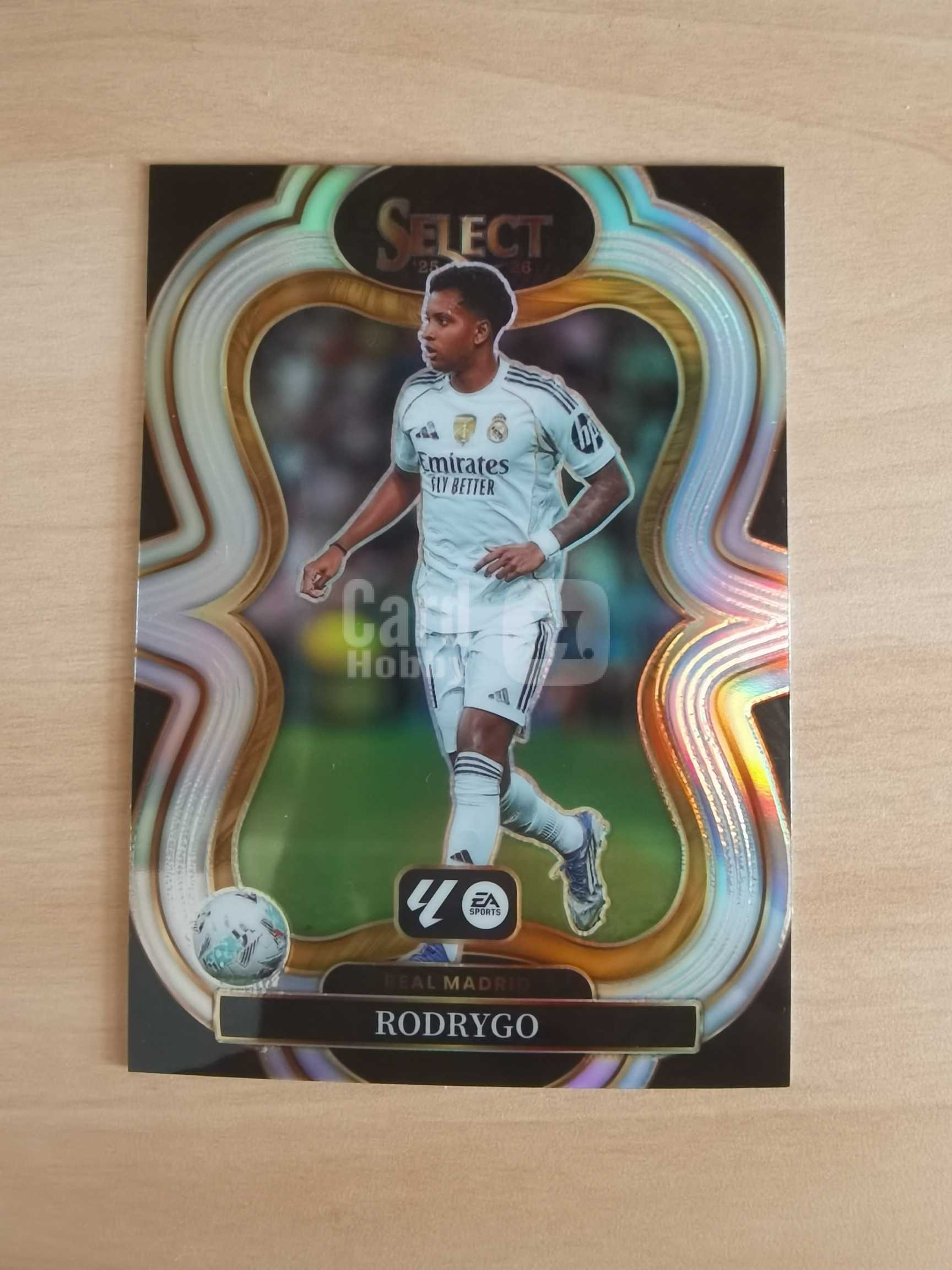 2025-26 Panini Select Rodrygo 西甲 皇家马德里 皇马 罗德里戈 巴西 二级 银折 折射