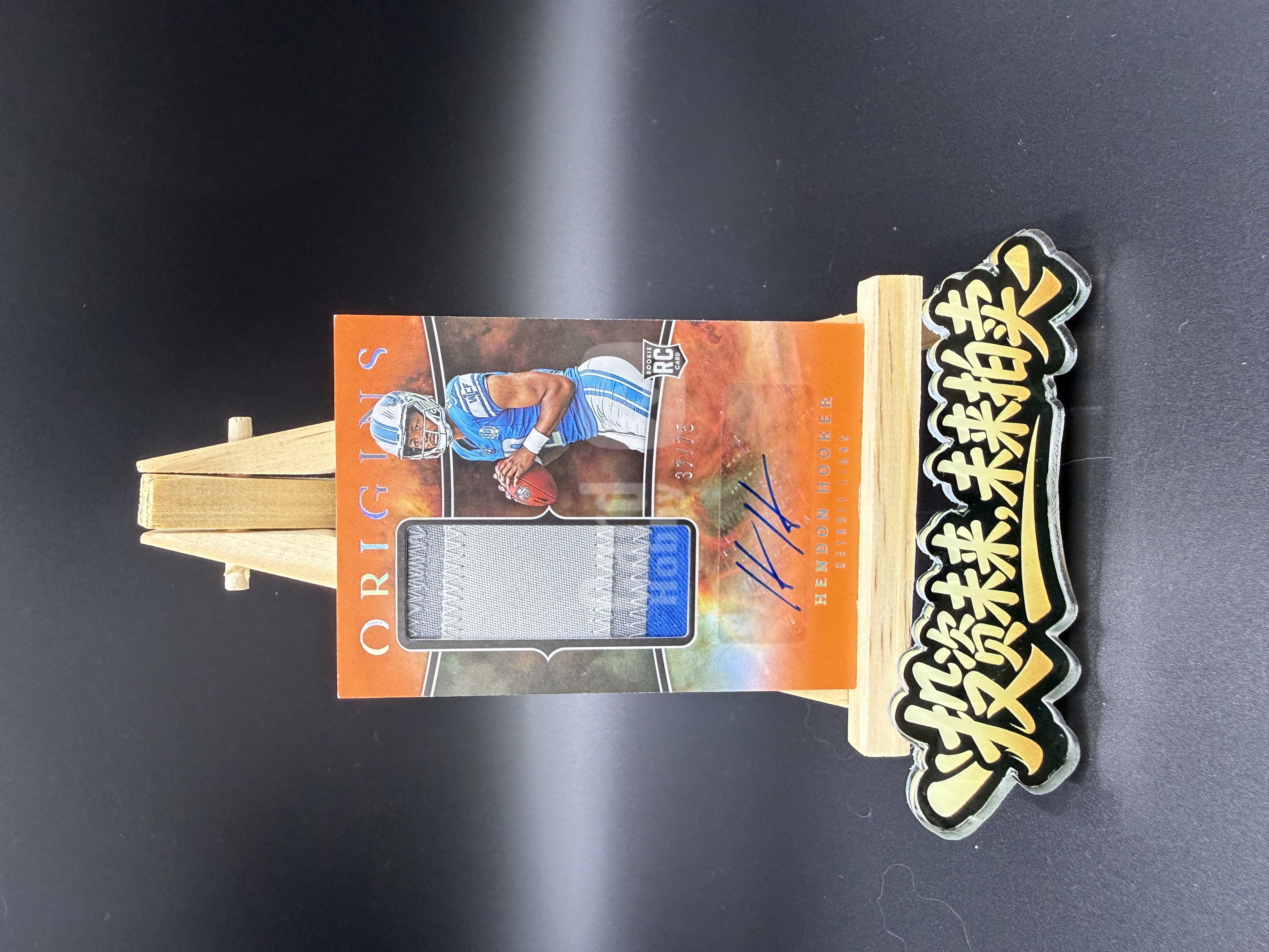 2023-24 Panini Origins Hendon Hooker 亨登 亨顿 亨东 虎克 胡克 雄狮替补四分卫 新秀QB潜力巨大 新秀 RC RPA 球衣 物料 专收必备 【未来拍卖】