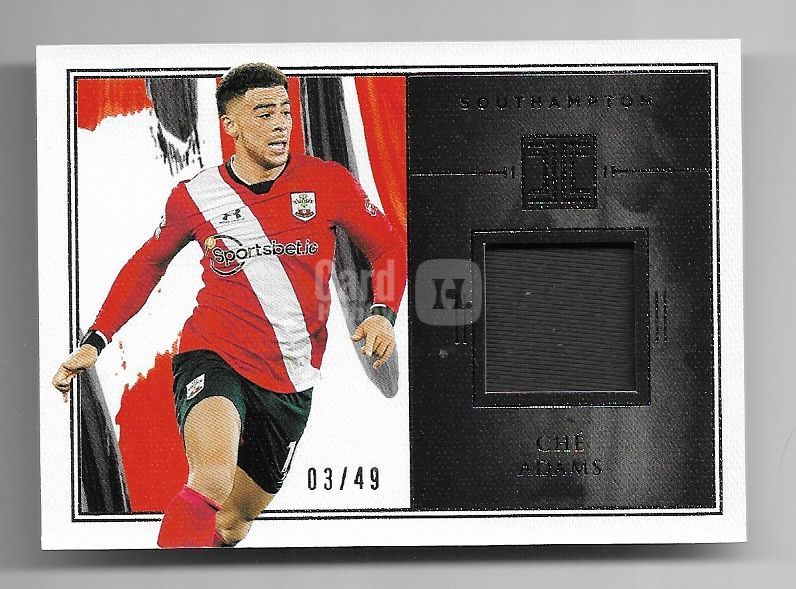 2020-21 Panini Impeccable Che Adams (鸿英收藏社)2020-21 Panini 英超 小真金 南安普顿 亚当斯 49编 球衣 球星卡 03/49