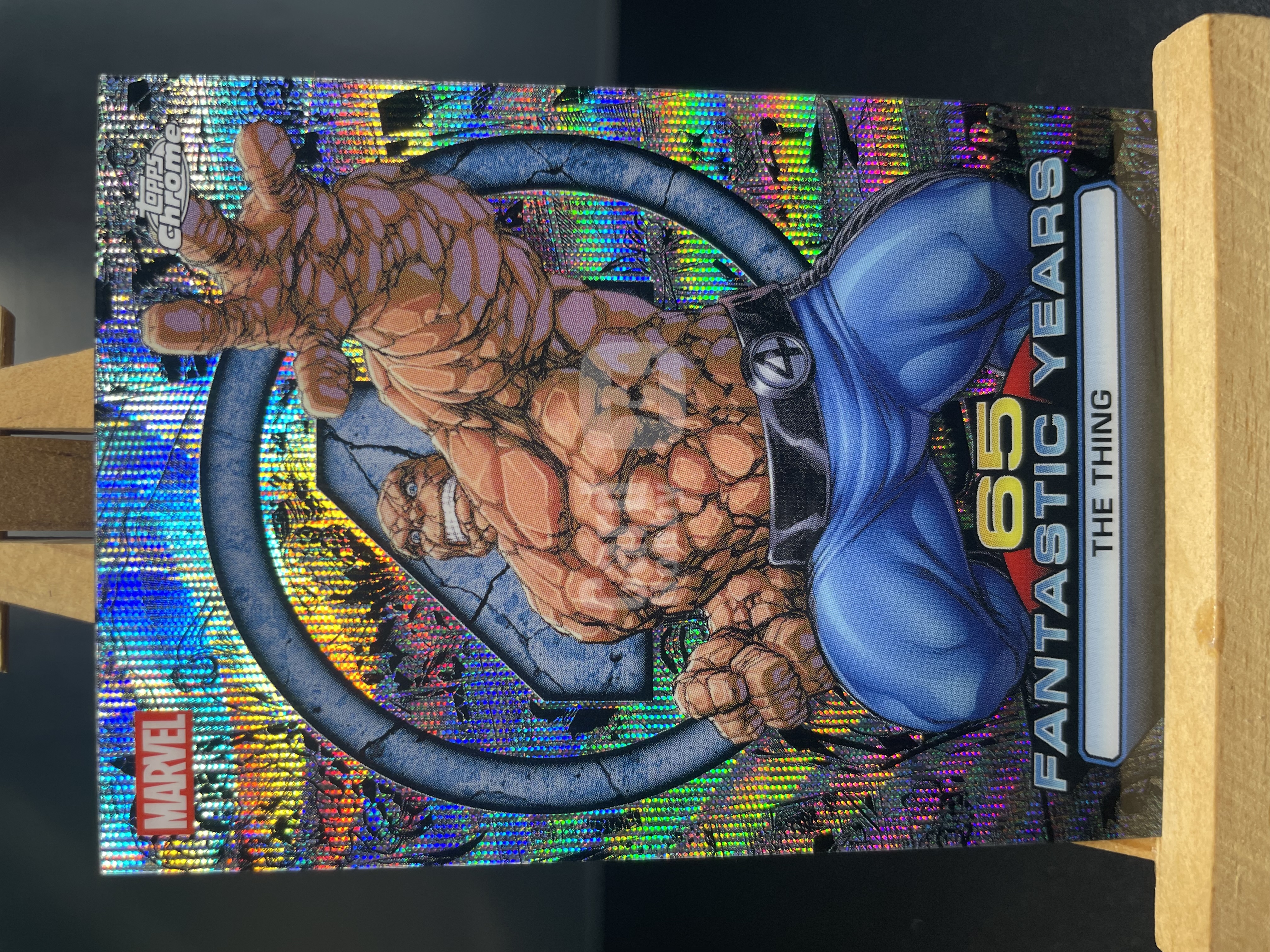 (B5)2026 TOPPS 折射 神奇四侠 65周年特卡 石头人 实卡好看 收藏凑套必备 卡品如图 !!!