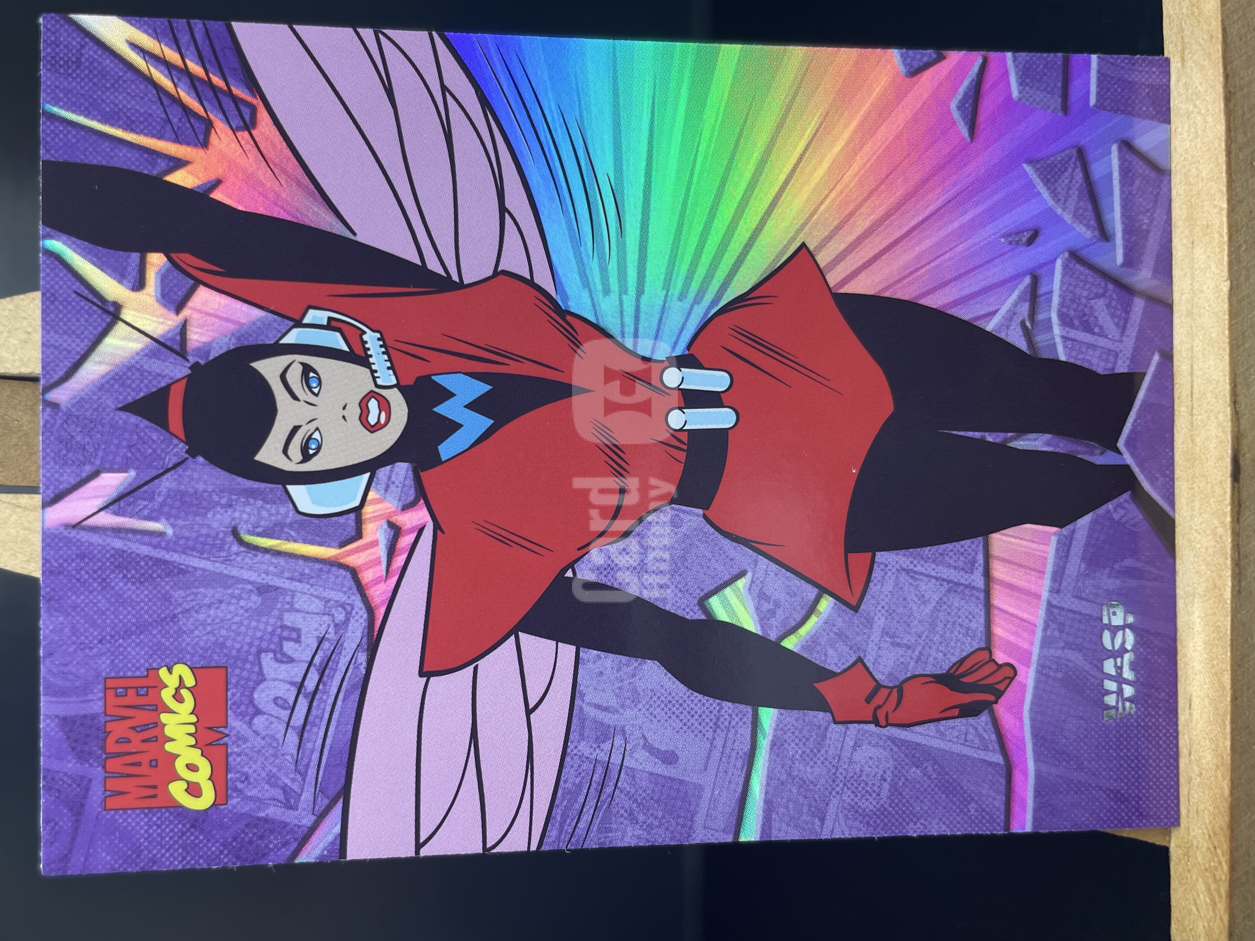 (T2)2023 漫威 FINDNG CARD MARVEL 折射 黄蜂女 实卡好看 收藏凑套必备 卡品如图 !!!