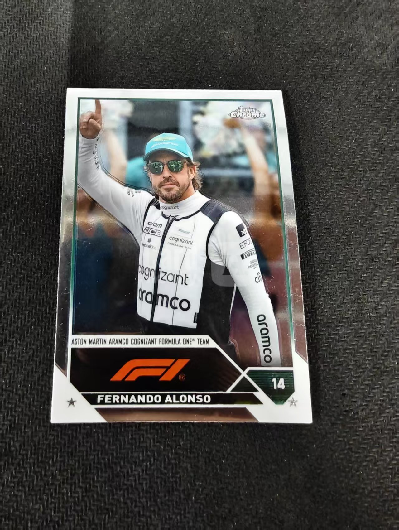2023 Topps Chrome F1 Fernando Alonso 费尔南多 阿隆索 划痕 边角瑕疵 #34