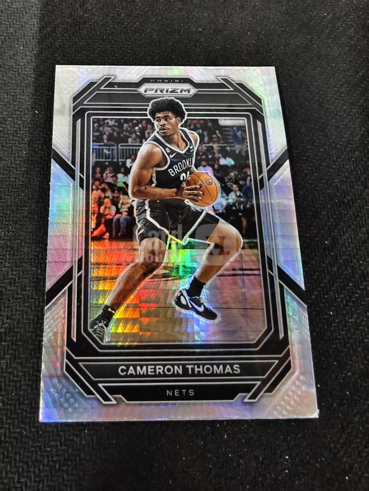 2022-23 Panini Prizm Cameron Thomas 卡梅伦 托马斯 篮网 hyper折 PZ 划痕 边角瑕疵 #20