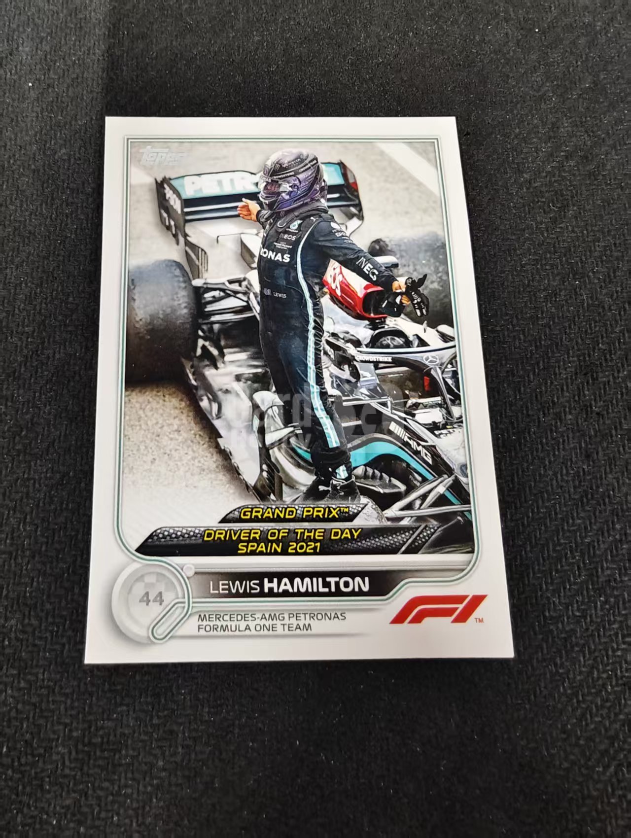 2022 Topps Chrome F1 Lewis Hamilton 刘易斯 汉密尔顿 AMG梅赛德斯奔驰 划痕 边角瑕疵 @176