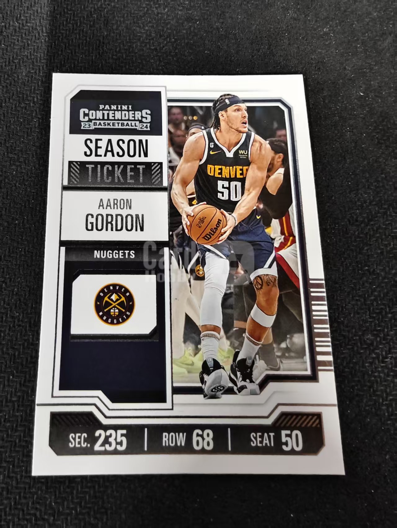 【可合并,不累计】2023-24 Panini Contenders Aaron Gordon 阿隆 戈登 掘金 球票 边角瑕疵 #47