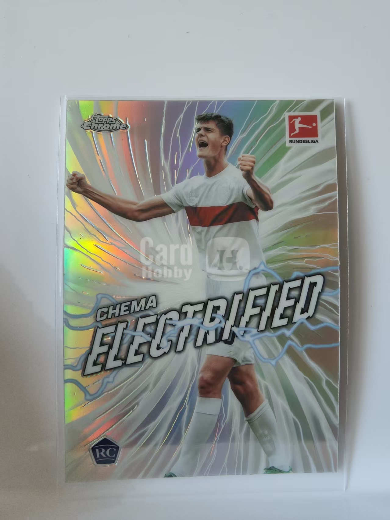 2026 Topps Chrome chema 切马 斯图加特 新秀RC  银折 Electrified 电光火石特卡 德甲TC 卡品如图 C035D