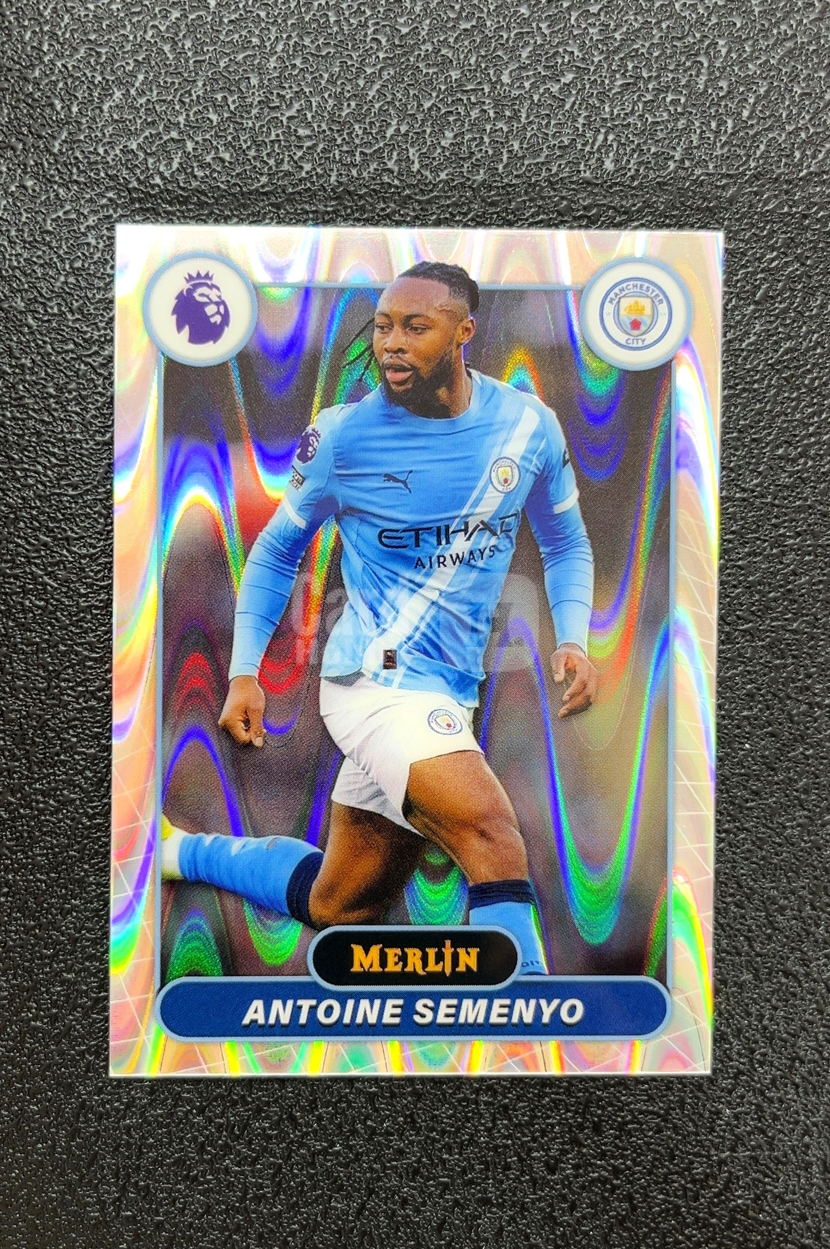 【岛屿拍卖】2026 Topps Merlin Antoine Semenyo 安东尼·塞梅诺 变形虫折 折射 卡品如图 高价值 #129 Manchester City 曼城 0001#196