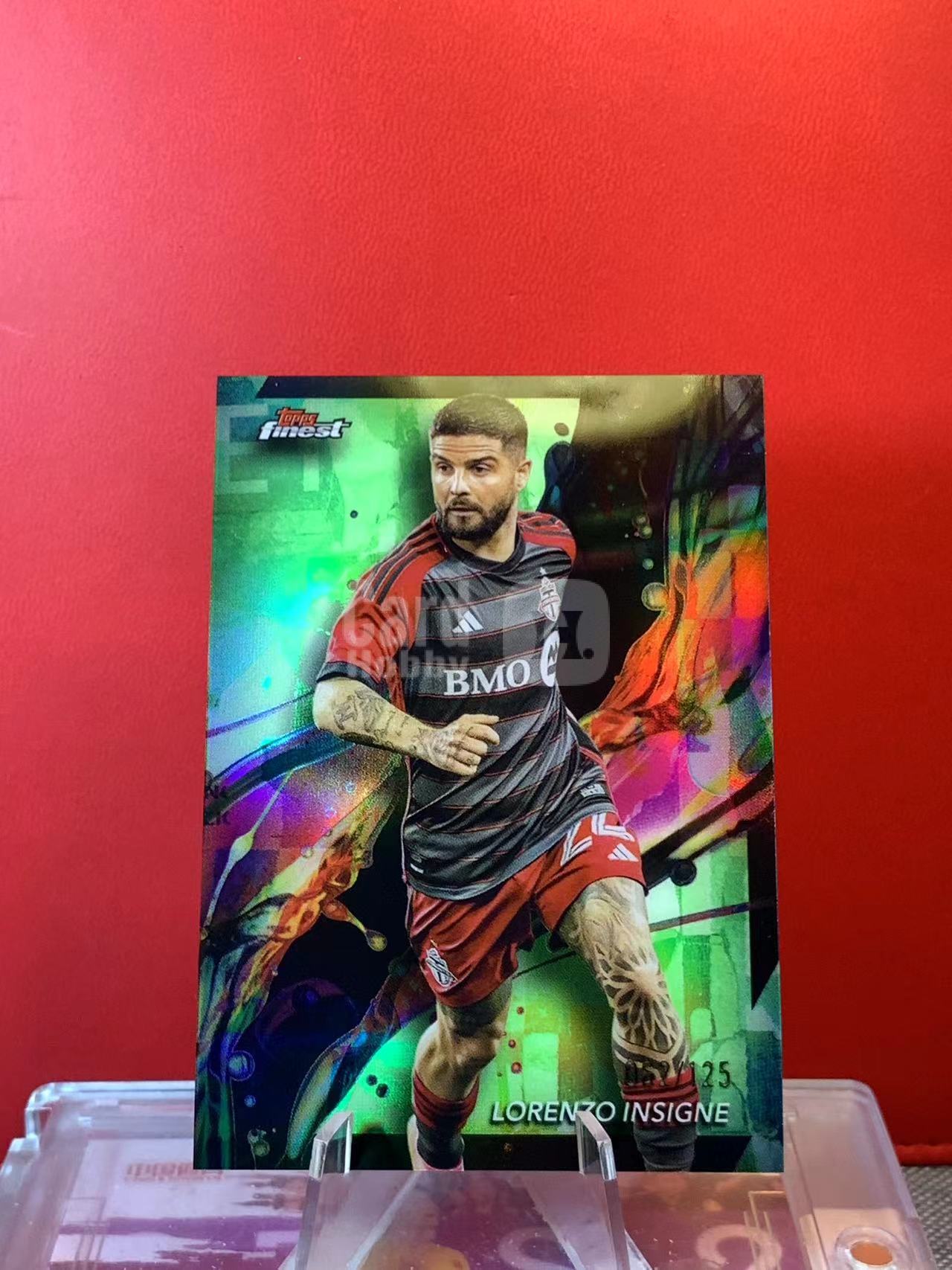 (詹叔代拍)2023 Topps Finest Lorenzo Insigne 因西涅 052/125编 美职联MLS 顺丰寄付 泰山