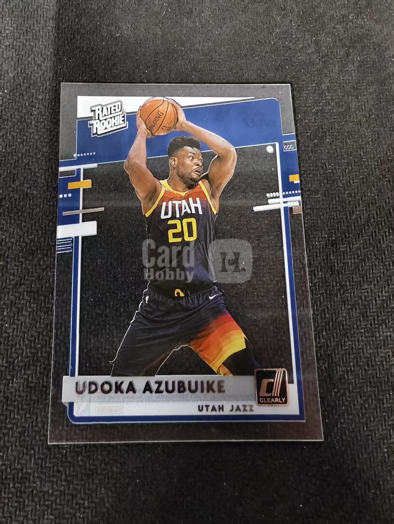 2020-21 Panini Clearly Donruss Udoka Azubuike RC 安祖布克 爵士 新秀 杜蕾斯 胶片 划痕 边角瑕疵 #69