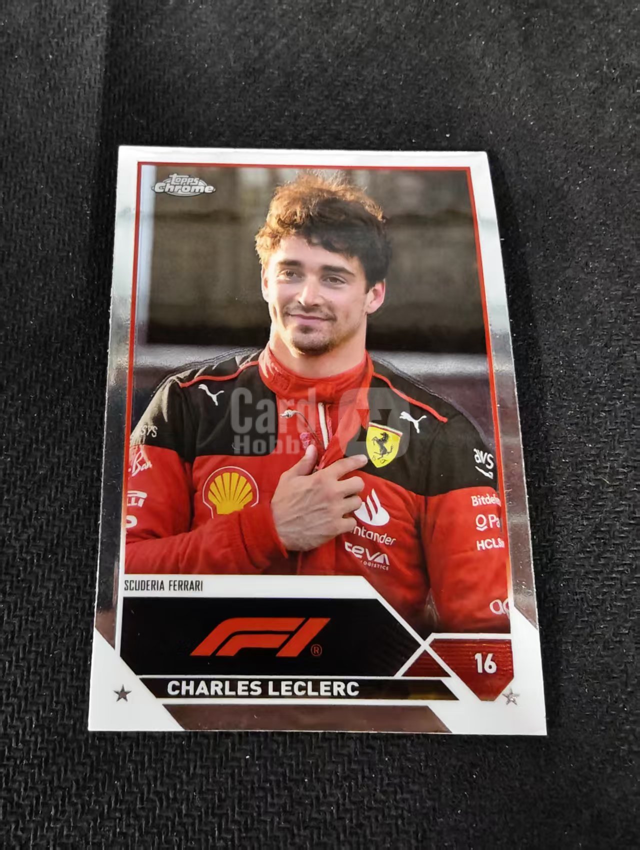 2023 Topps Chrome F1 Charles Leclerc 勒克莱尔 乐扣 法拉利 划痕 边角瑕疵 #6