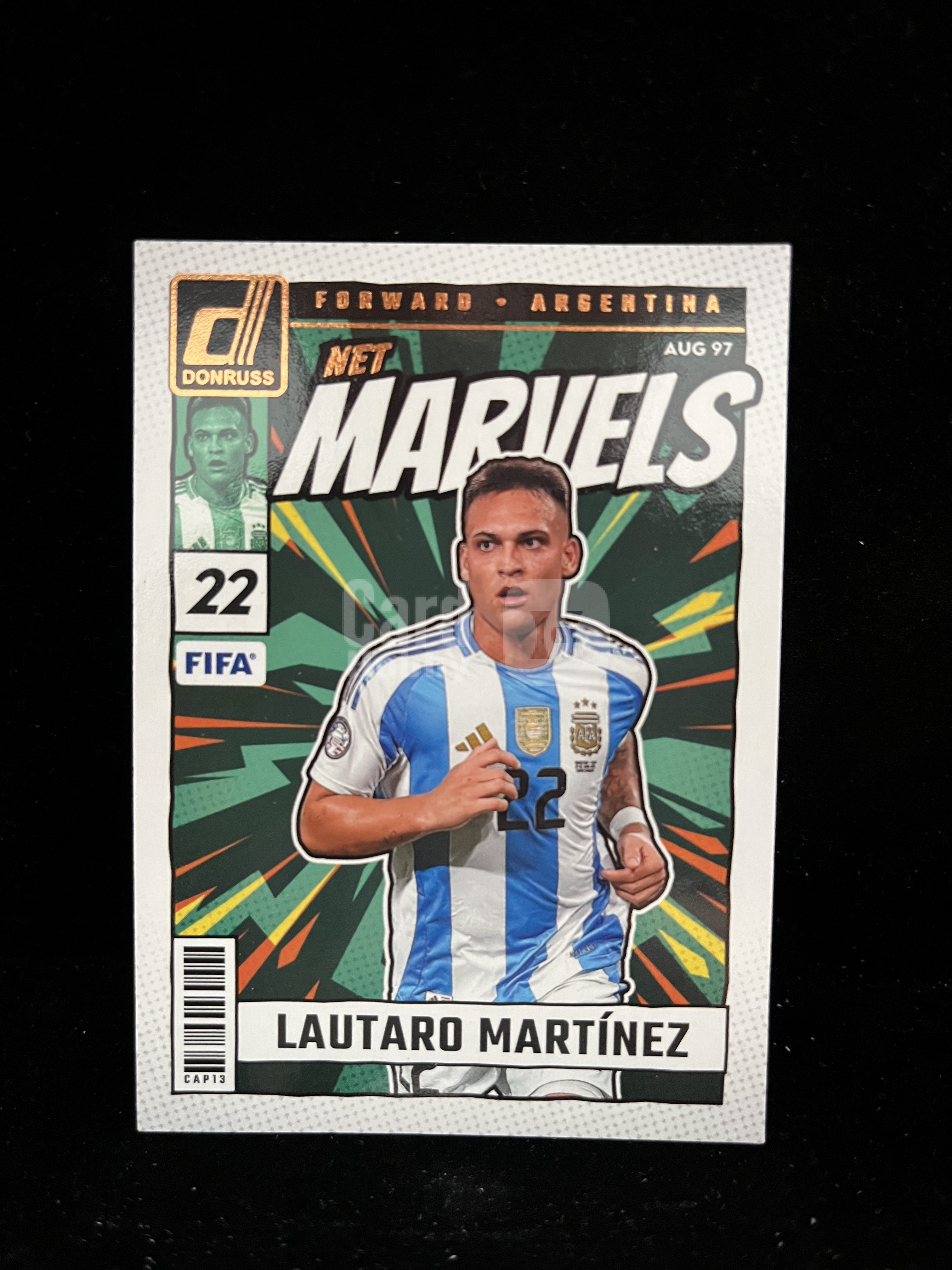 免费代拍 2024 Donruss FIFA 劳塔罗·马丁内斯 Lautaro Martínez Net Marvels 卡品如图#C659