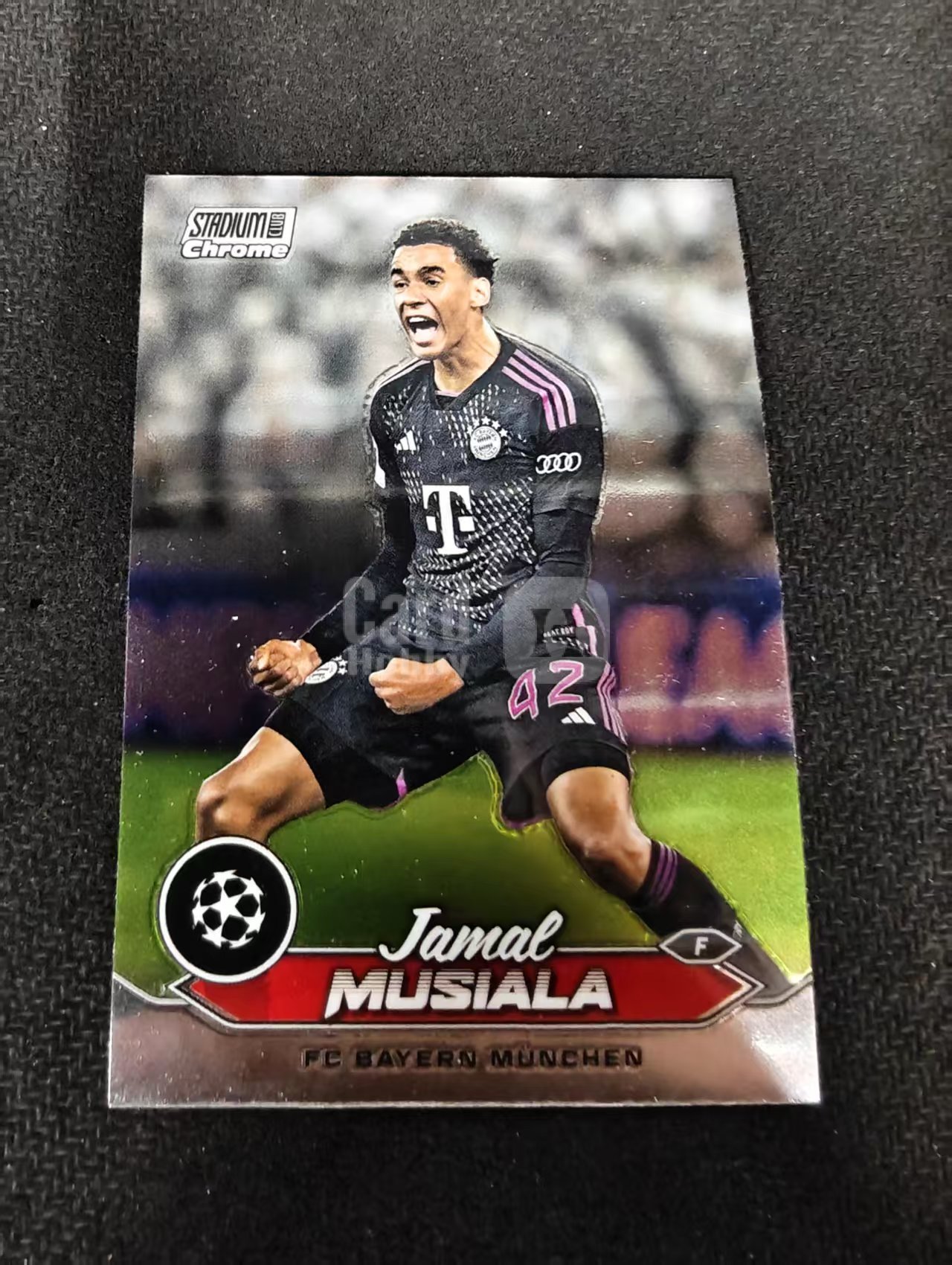 【可合并,不累计】2024 Topps Chrome Jamal Musiala 竞技场 穆西亚拉 穆夏拉 拜仁慕尼黑 欧冠 不保卡品 介意勿拍 #42