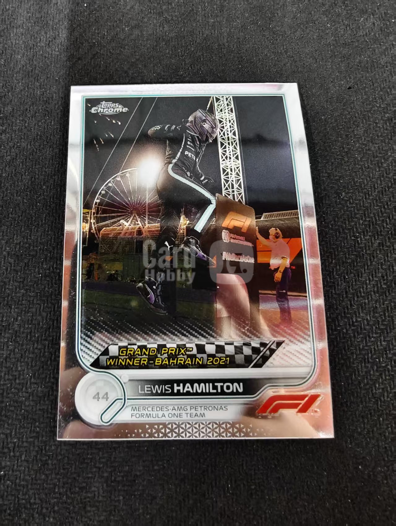 2022 Topps Chrome F1 Lewis Hamilton 刘易斯 汉密尔顿 AMG梅赛德斯奔驰 划痕 边角瑕疵 #151