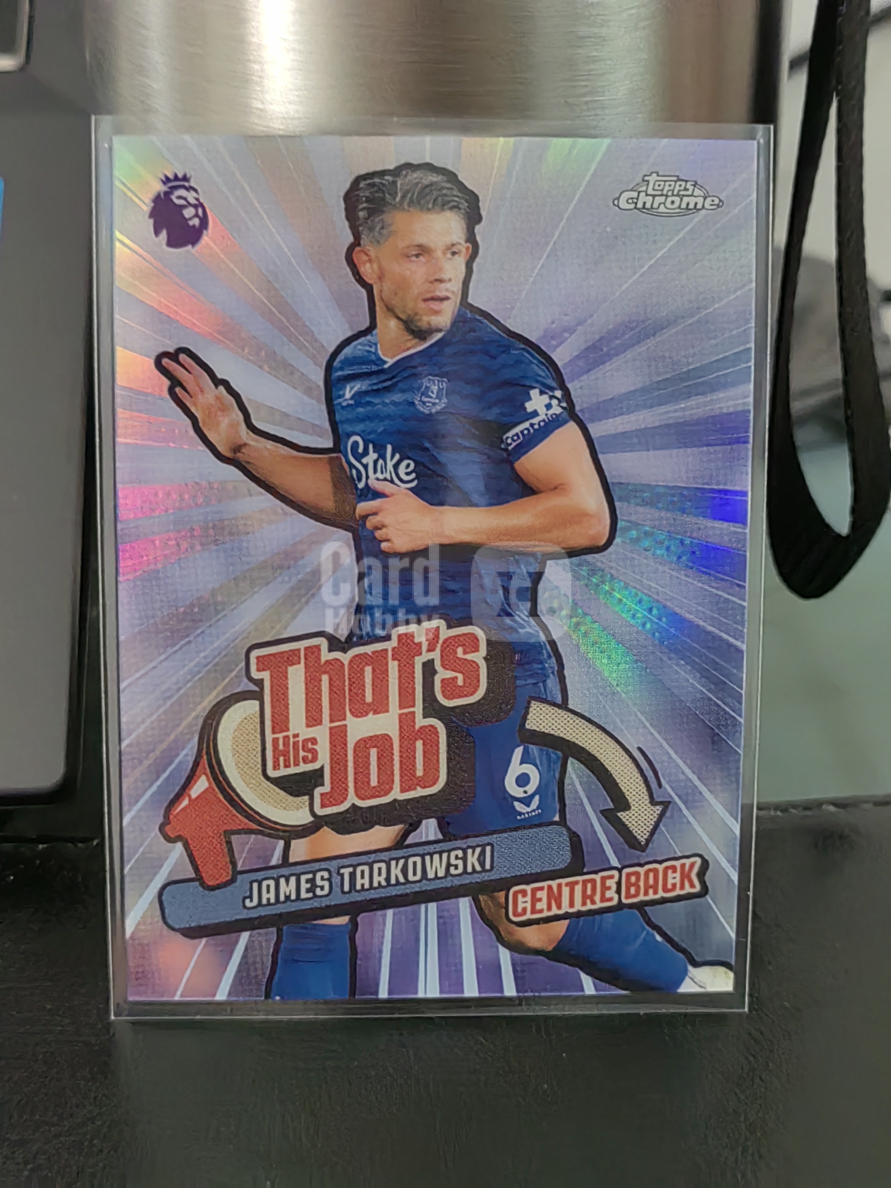 2026 Topps Chrome James Tarkowski 詹姆斯 塔尔科夫斯基 埃弗顿 That's His Job 特卡 银折 英超 足 白边白角 不保卡品 卡品如图