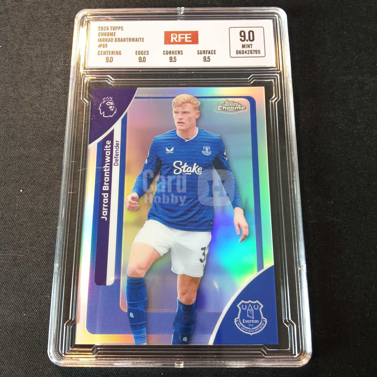 2026 Topps Chrome 布兰恩韦德 评级卡 埃弗顿 折射 实卡精美稀有 品质保障 投资收藏必备 保值回购 详情见说明 【蓝色星球】